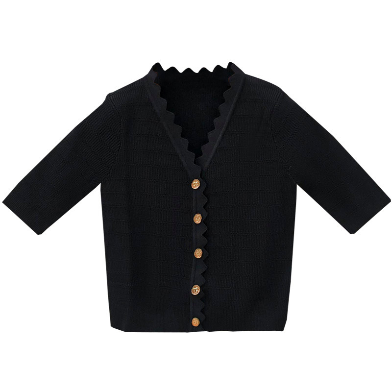 OEM Factory Custom Summer Designer Ladies Knitwear Chemise tricotée Tops Pull Cardigan pour les femmes