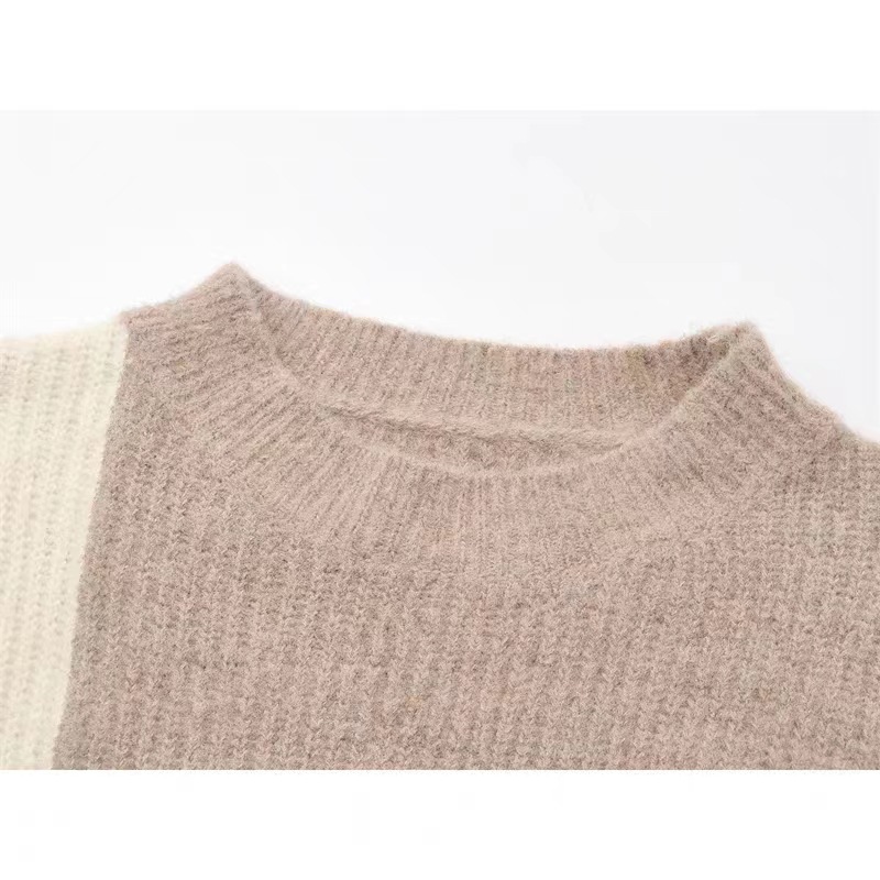 OEM personnalisé nouveau concepteur automne hiver décontracté court femmes hauts tricotés pull pour dames