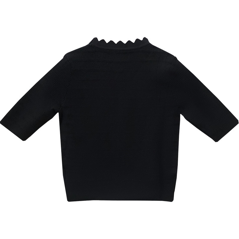 OEM Factory Custom Summer Designer Ladies Knitwear Chemise tricotée Tops Pull Cardigan pour les femmes