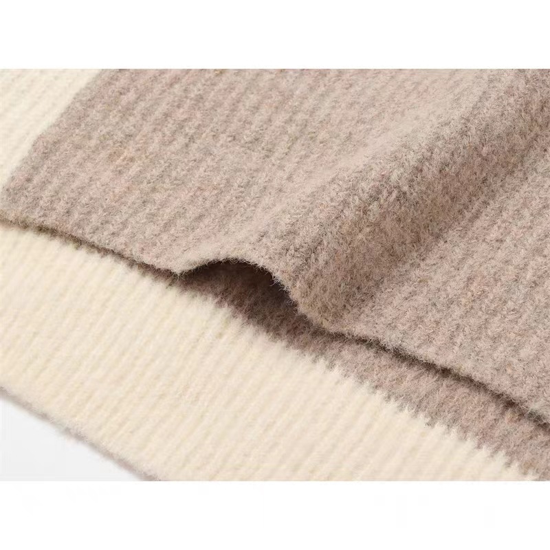 OEM personnalisé nouveau concepteur automne hiver décontracté court femmes hauts tricotés pull pour dames