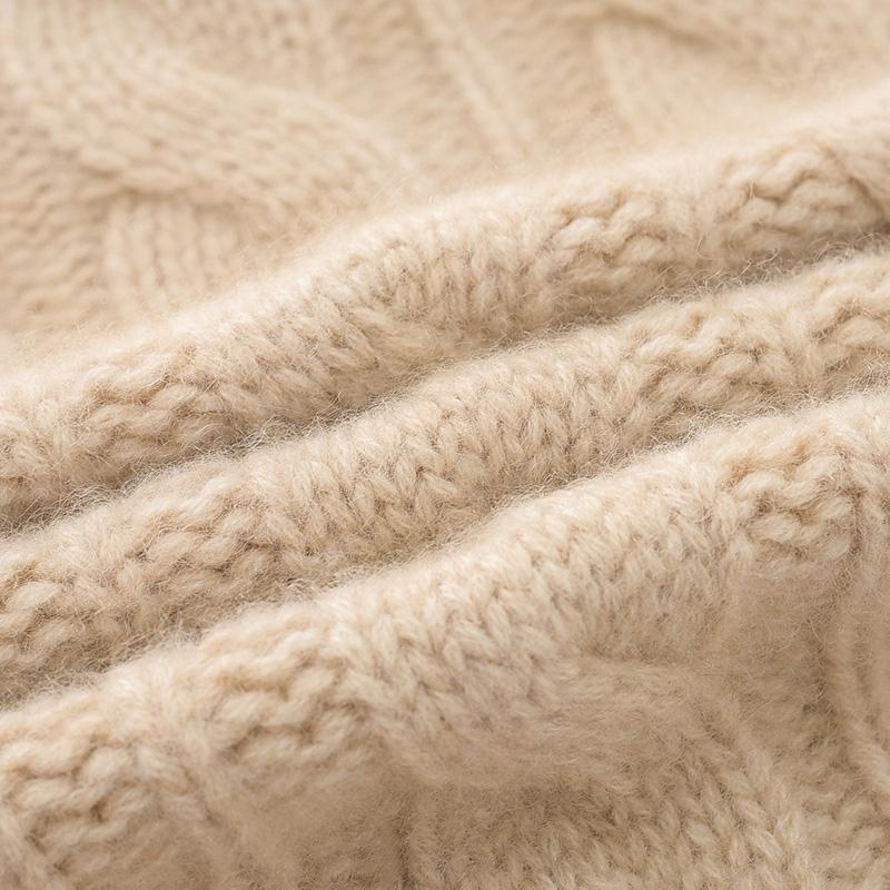 OEM personnalisé automne hiver dames 100 % cachemire court pull tricoté manteau cardigan pour les femmes