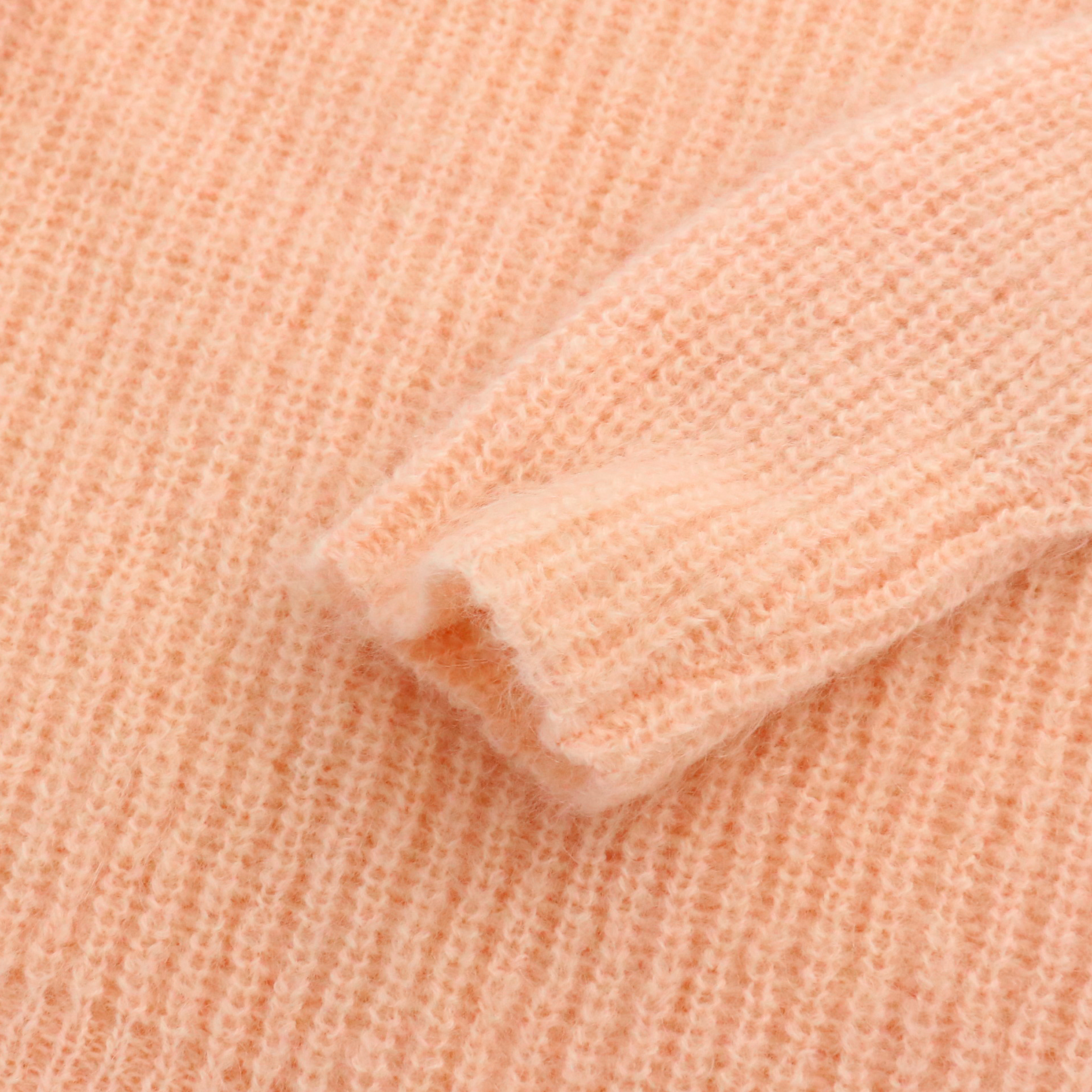 Automne Hiver OEM Factory Custom Long Sleeve Soft Women Pullover Knit Sweater