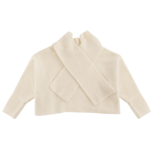 Automne hiver OEM usine personnalisée Beige à manches longues col roulé femmes pull haut pull en tricot