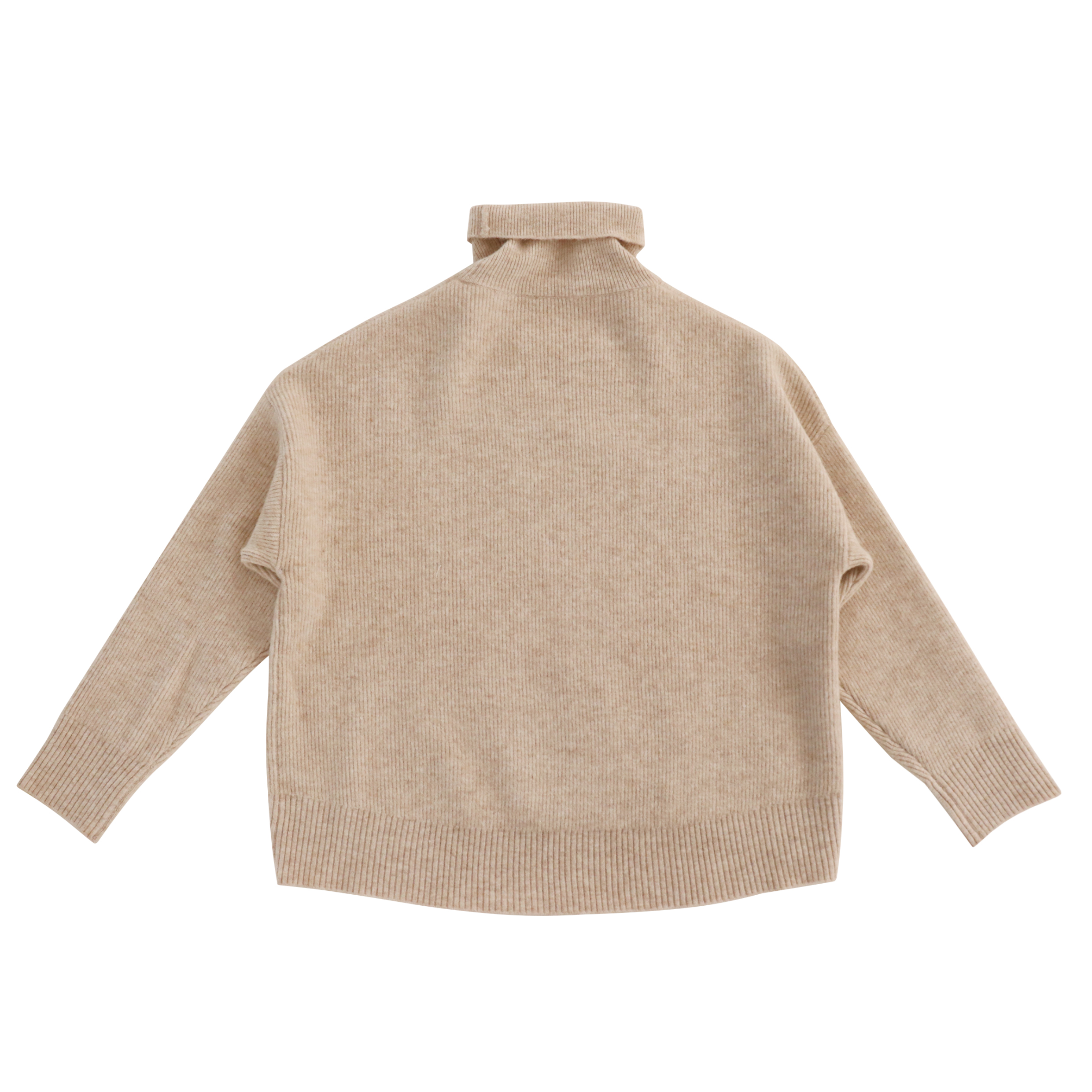 Automne Hiver OEM Factory Custom 100% Laine à Manches Longues Femmes Pull Pull Haut en Tricot