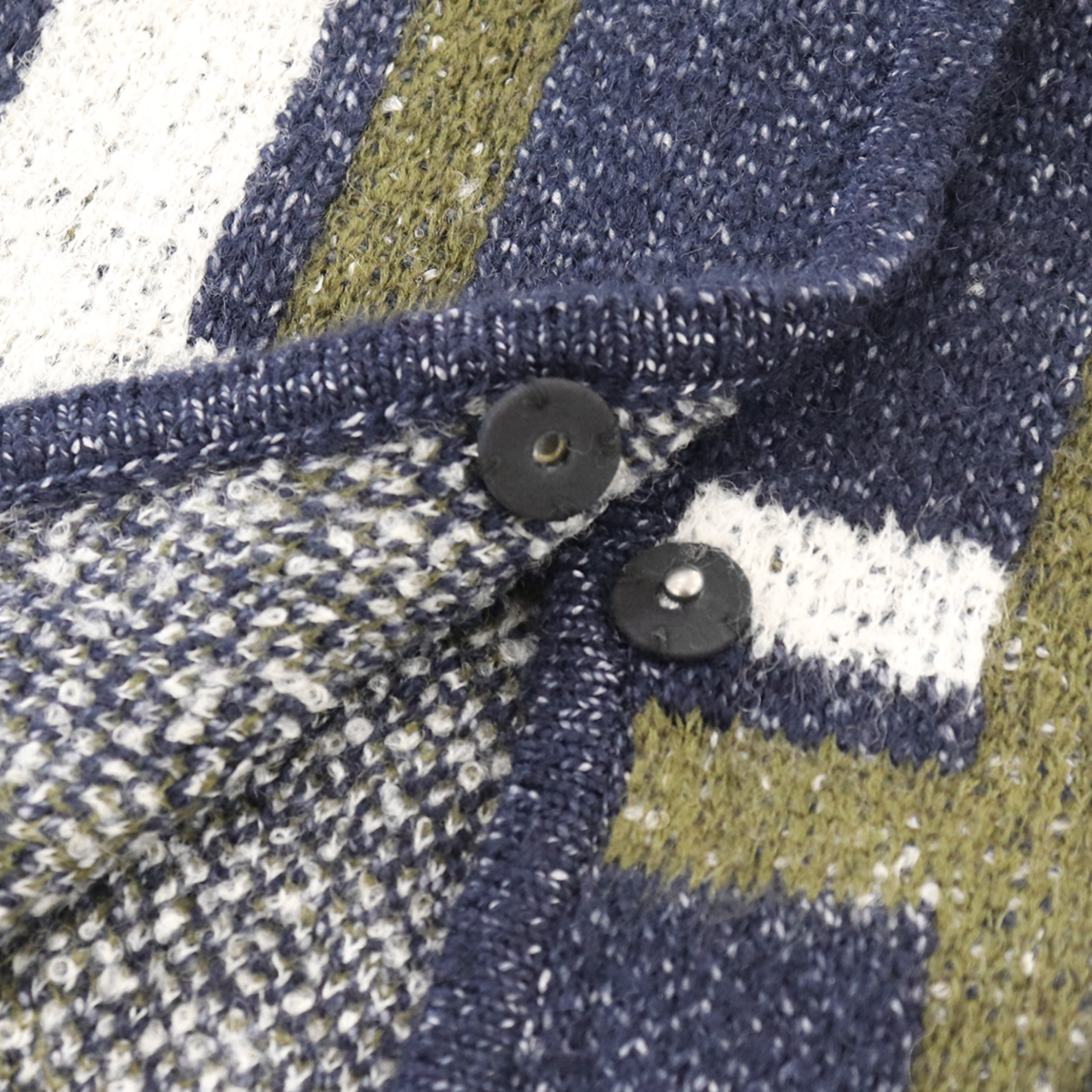 OEM Factory Custom Plaid Print Long Sleeve Women Ladies Knit Pull Cardigan Manteau