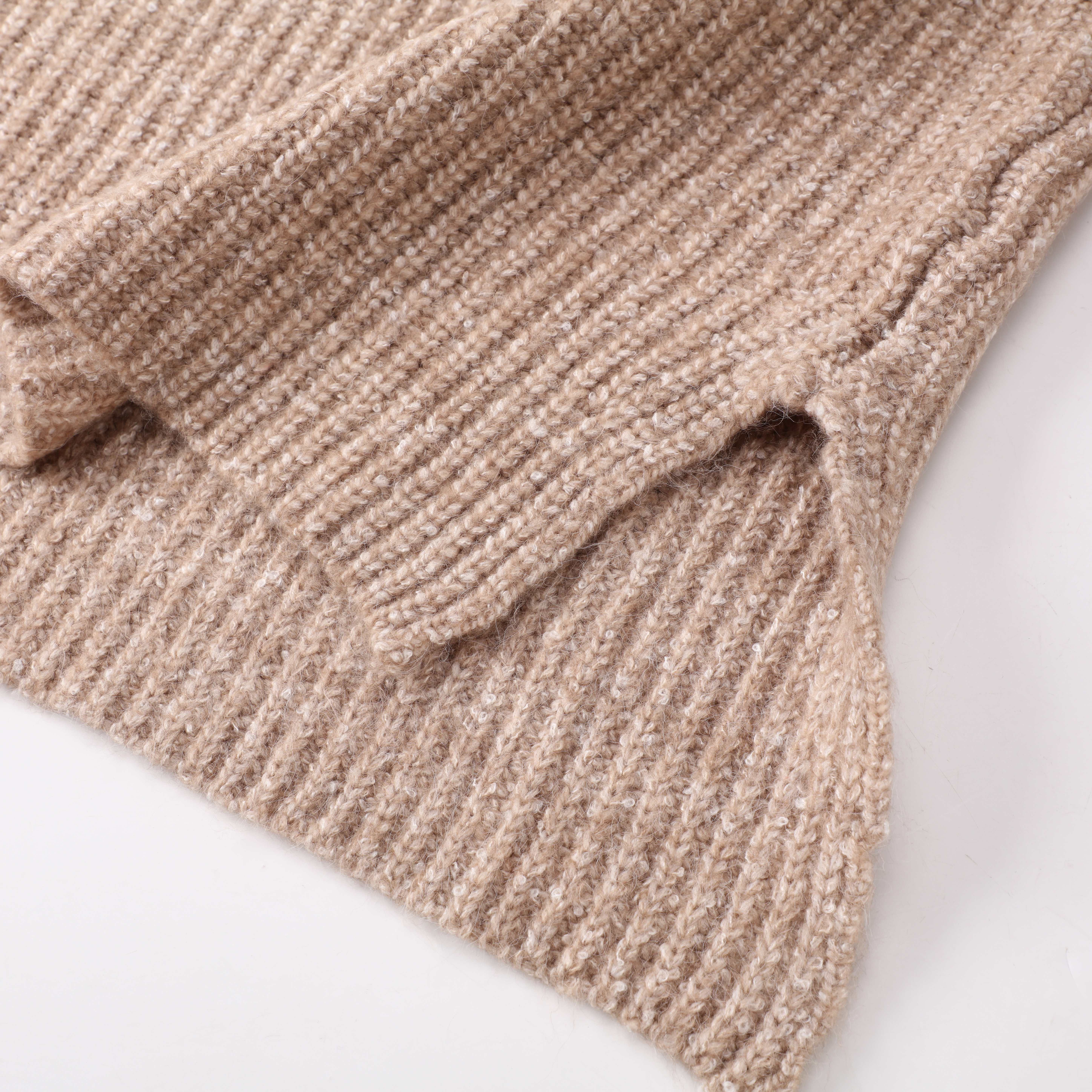 OEM Factory Custom Women V-Neck Knit Pull sans manches Top Vest 