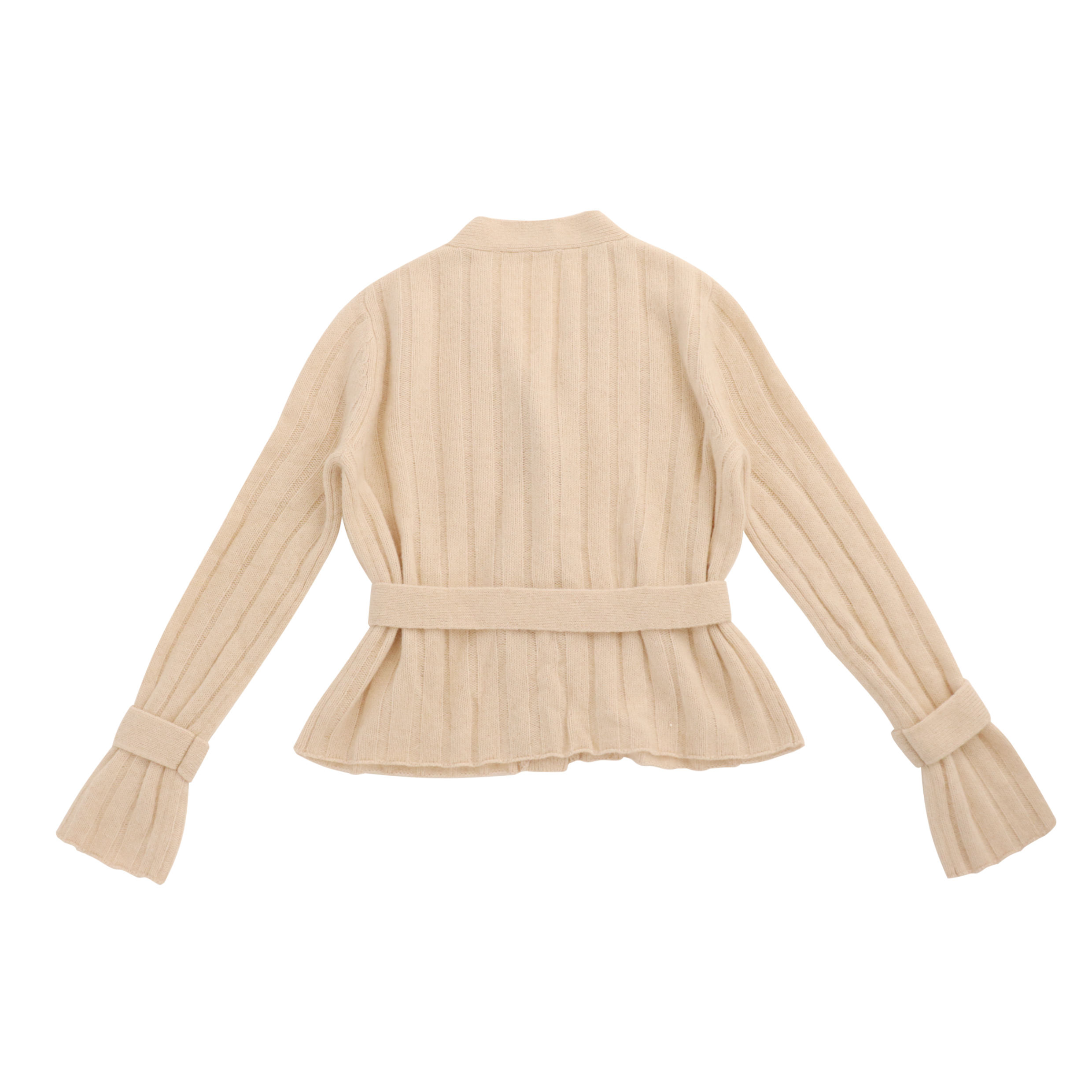 OEM Factory Custom Long Sleeves Beige Women Ladies Short Slim Cardigan en tricot
