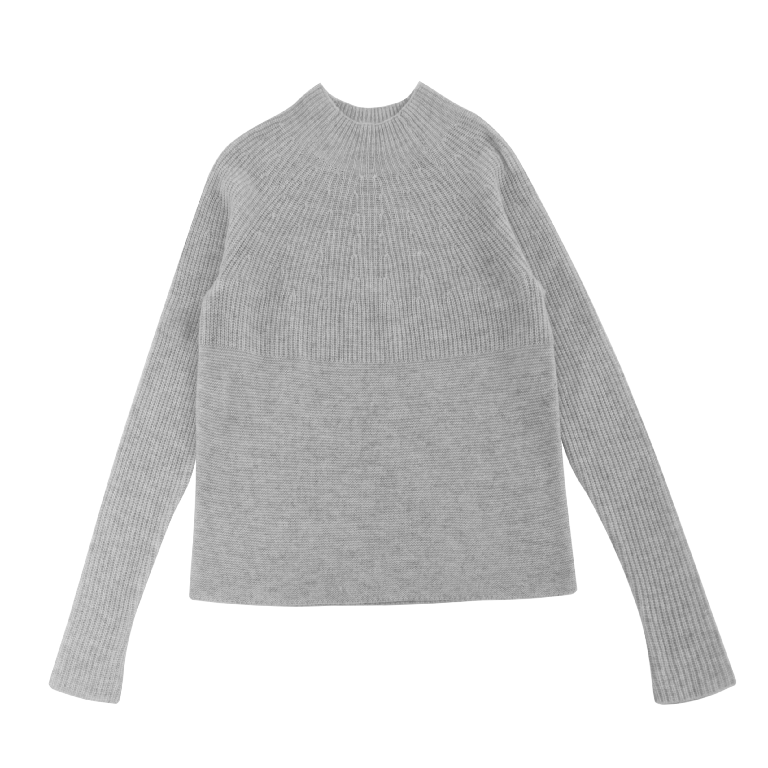 Automne hiver OEM usine personnalisé gris à manches longues femmes dames pull en cachemire pull en tricot