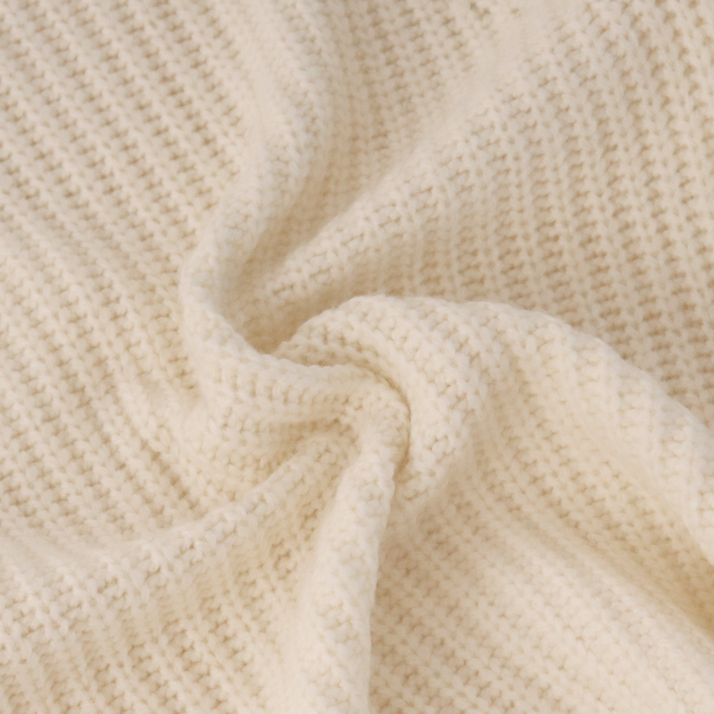 Automne Hiver OEM Factory Custom Long Sleeve Beige Women Pullover Knit Sweater