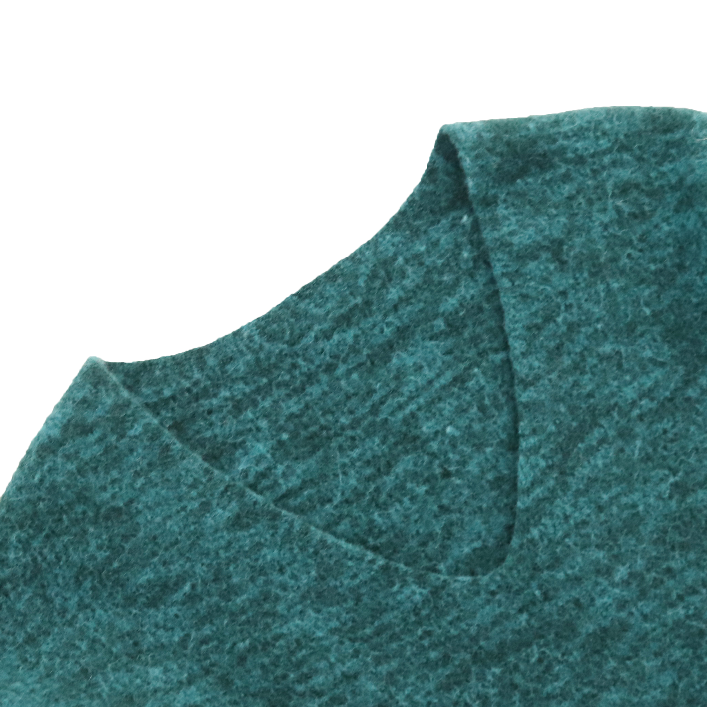 Automne hiver OEM personnalisé à manches longues vert 100 % laine femmes pull pull en tricot