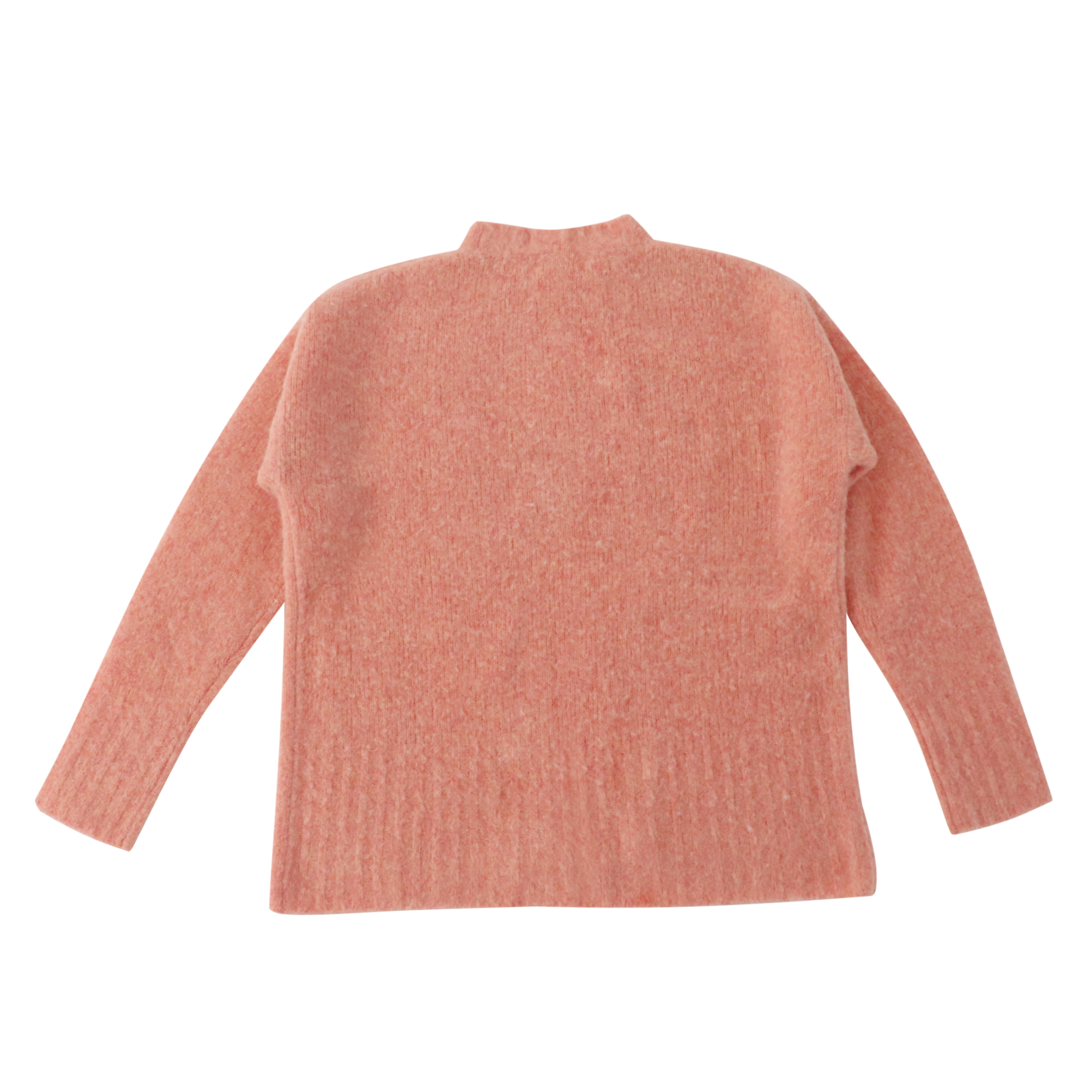 Automne hiver OEM usine personnalisé rose à manches longues col rond femmes pull pull en tricot