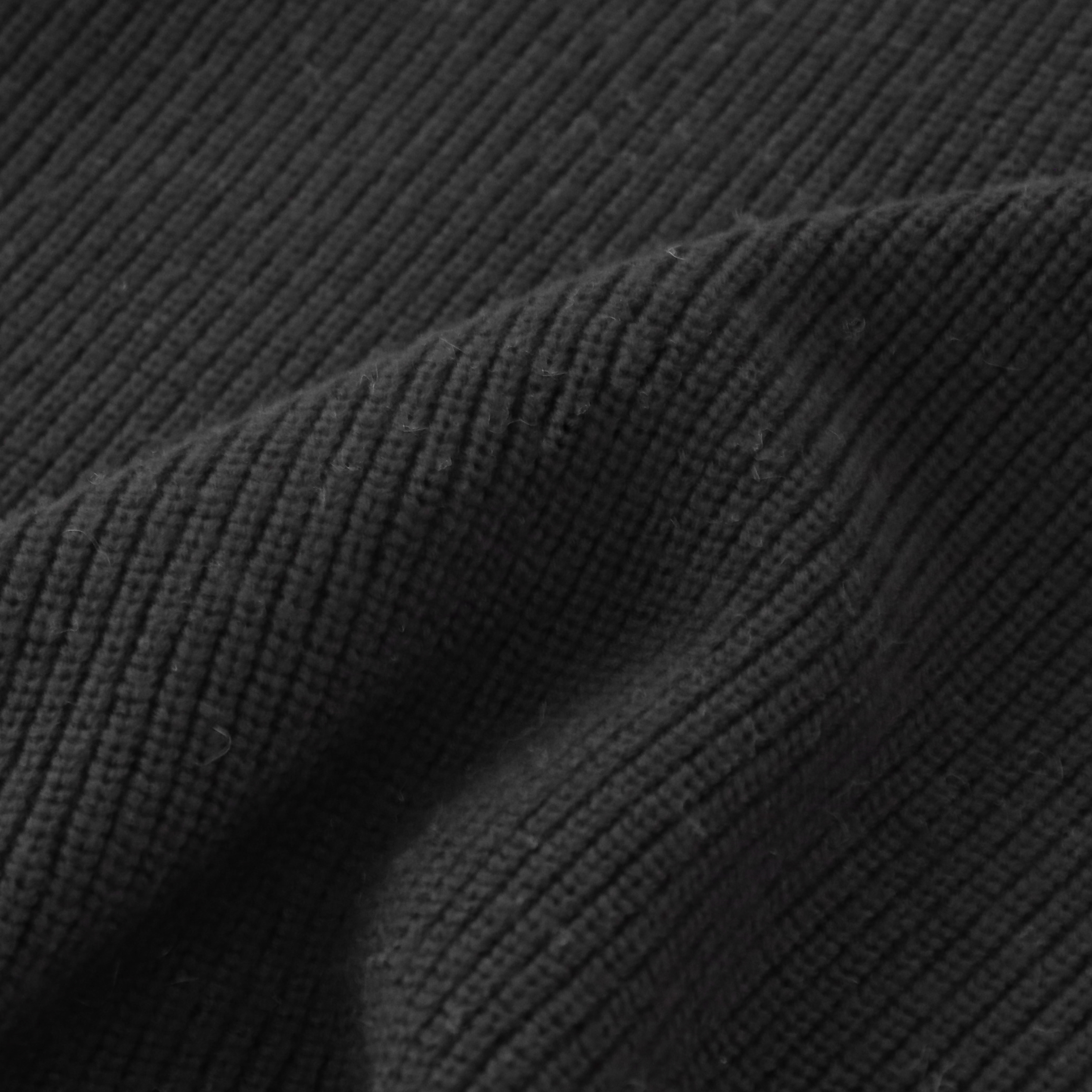 L'hiver OEM usine personnalisée 100 % coton à manches longues col roulé noir femmes pull pull en tricot