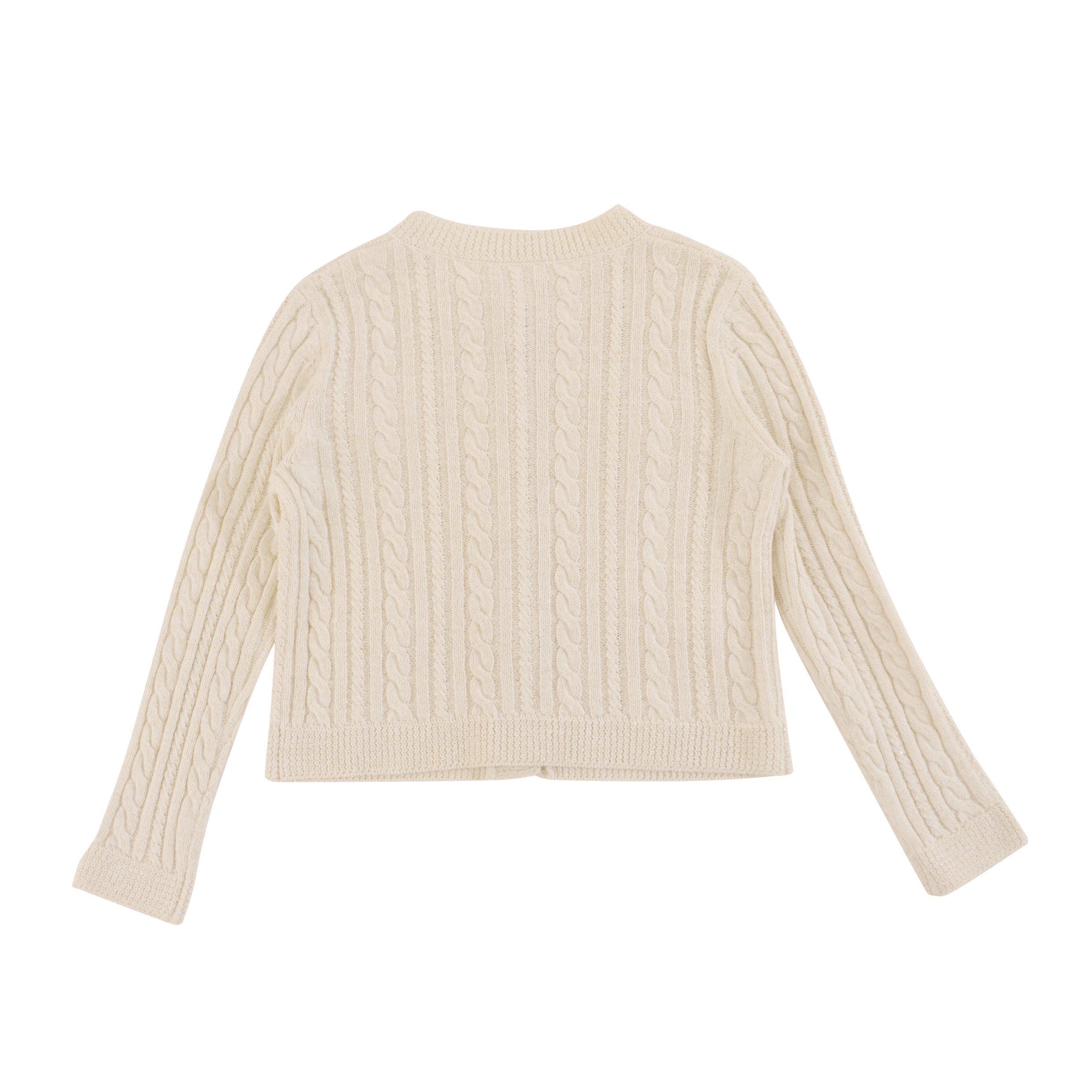 Cardigan de chandail en tricot pour femmes en laine à manches longues de couleur unie d'hiver personnalisé