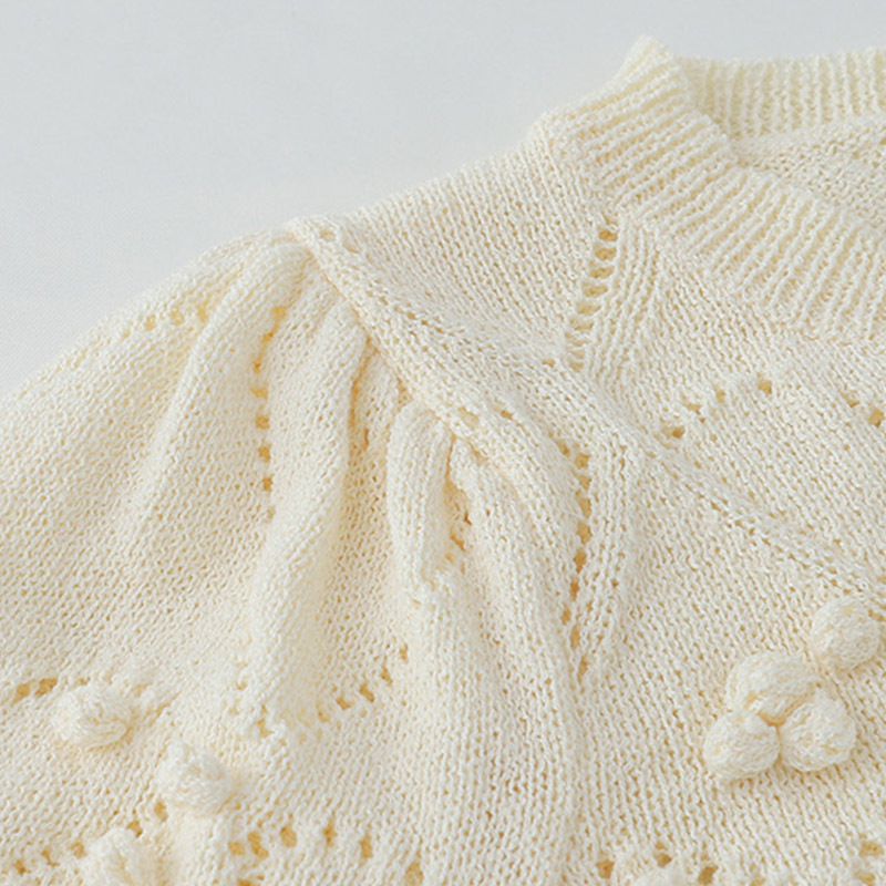 OEM usine personnalisé été concepteur dames tricots évider à manches courtes femmes tricoté chemise hauts pull 