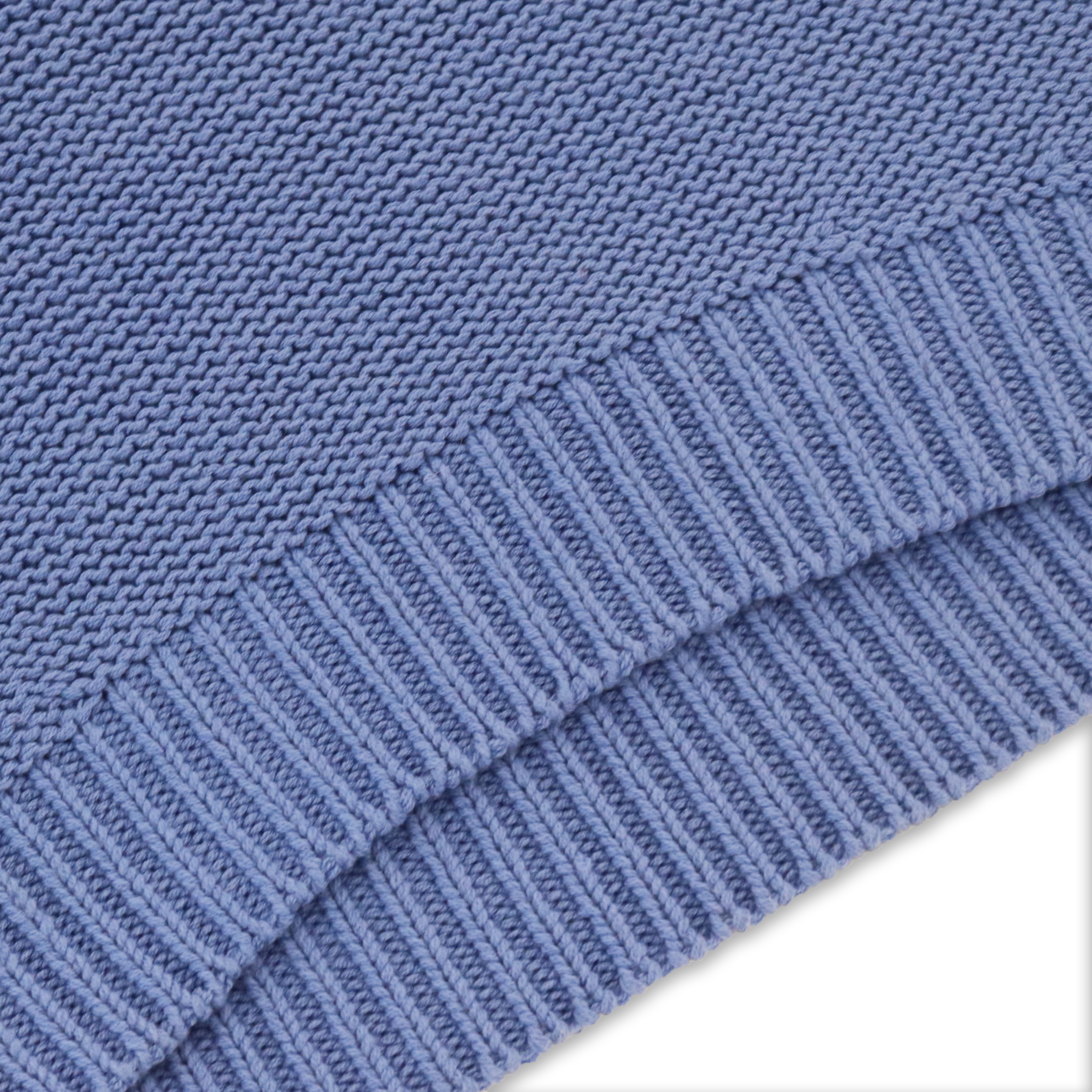 Automne Hiver OEM Factory Custom Blue Long Sleeve Women Pullover Knit Sweater