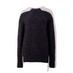 OEM Custom Women's Automn Wincm Winter Long manche de couleur Blocking Tri Treed Pullover Pullat