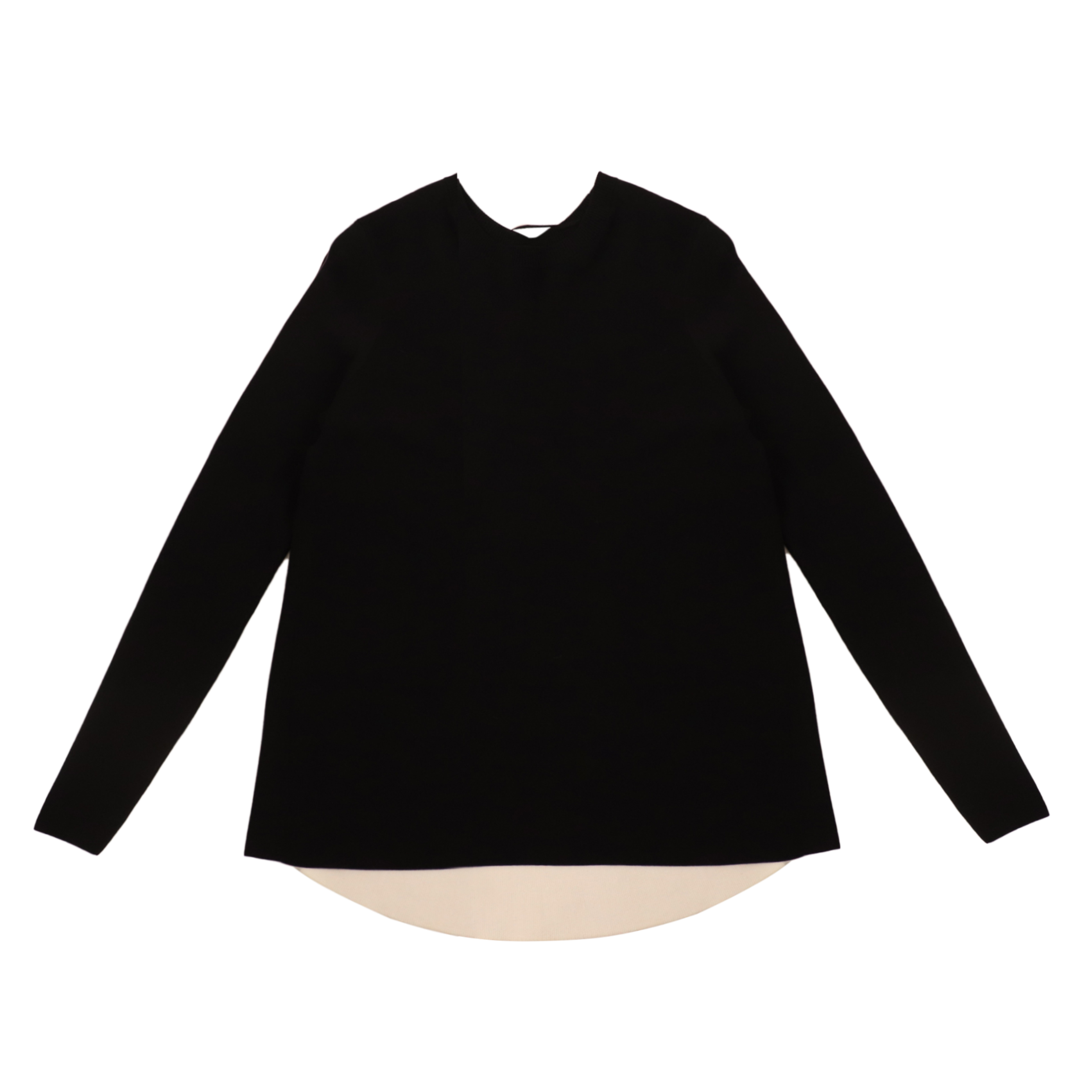 Automne hiver OEM personnalisé noir blanc à manches longues en laine femmes pull pull en tricot