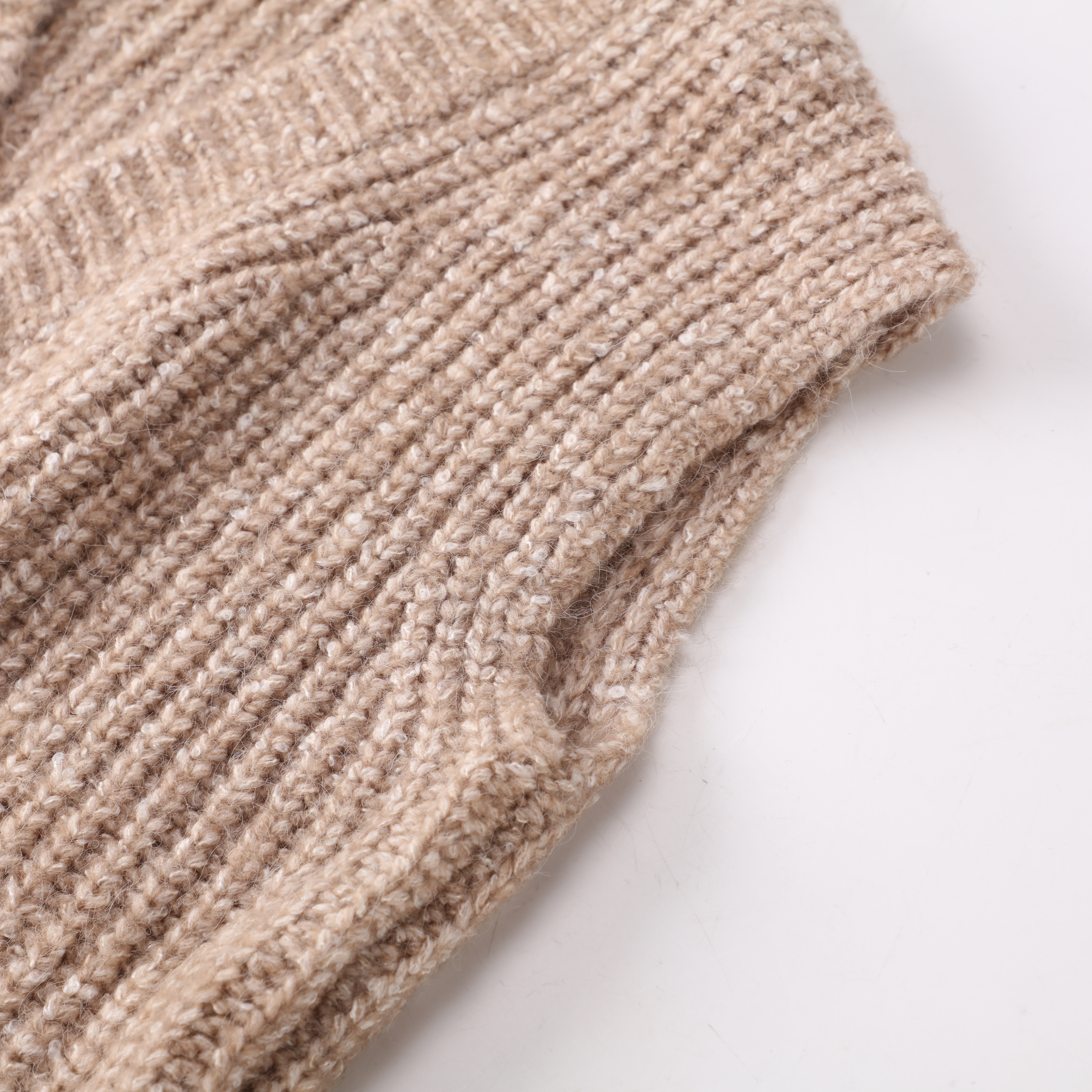 OEM Factory Custom Women V-Neck Knit Pull sans manches Top Vest 