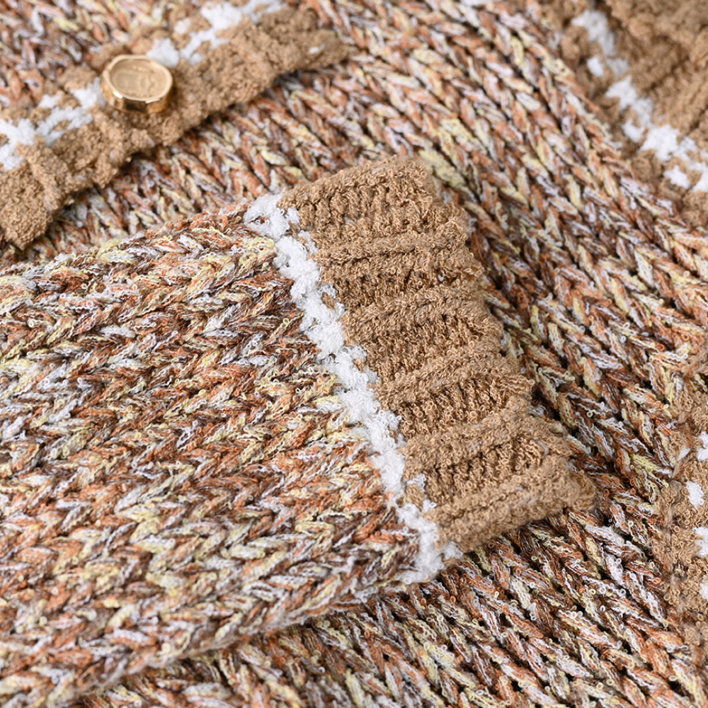 Fabrication OEM personnalisé automne tricots doux tricoté décontracté femmes dames pull haut Cardigan pour dames