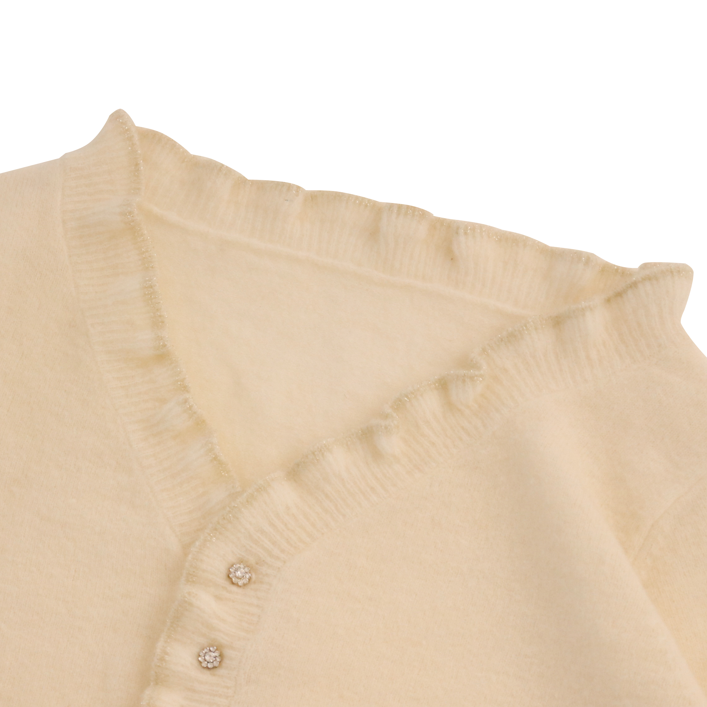 Automne Hiver OEM Factory Custom Long Sleeve Button Ruffles Women Pullover Knit Sweater