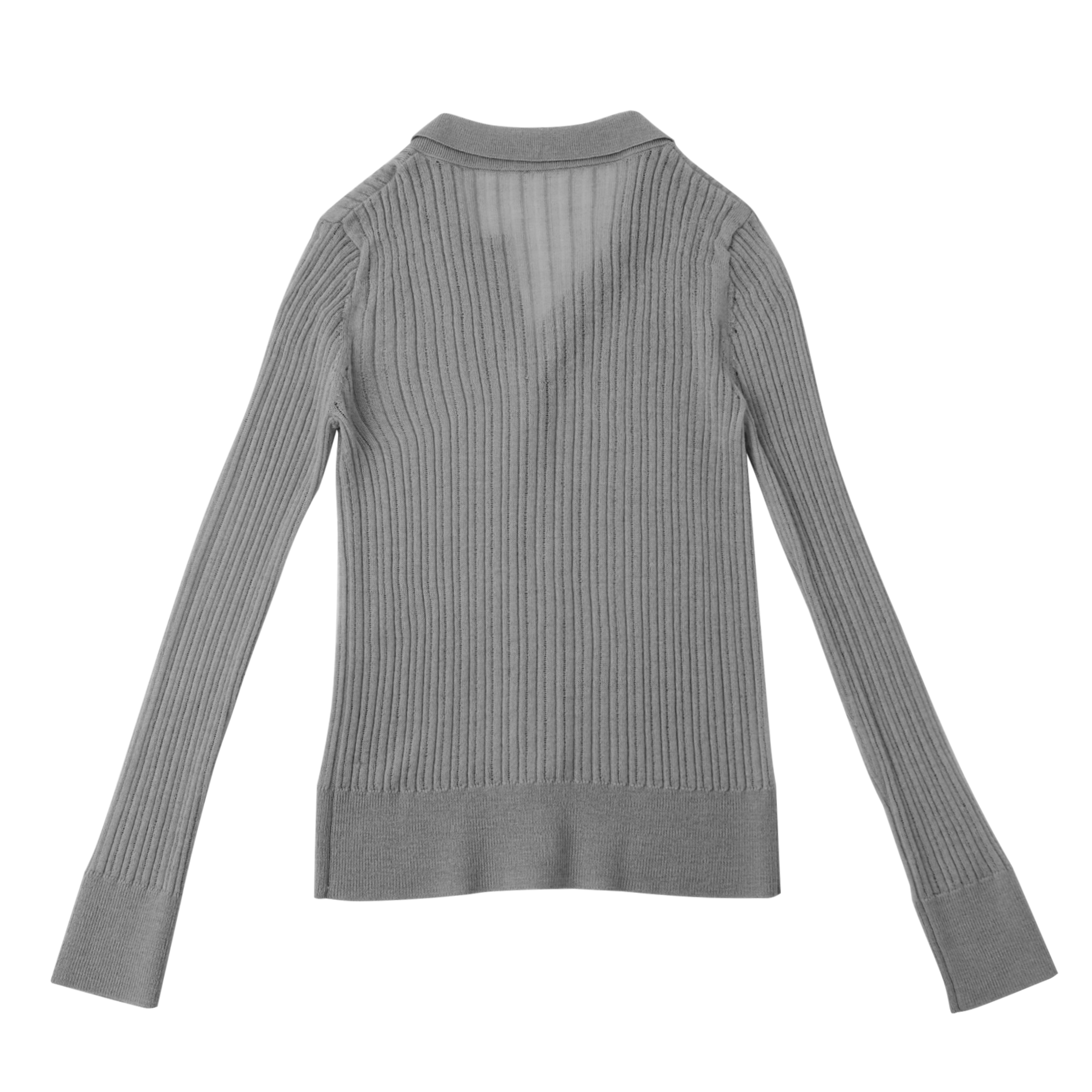 Cardigan de chandail en tricot pour femmes à manches longues gris personnalisé OEM de haute qualité