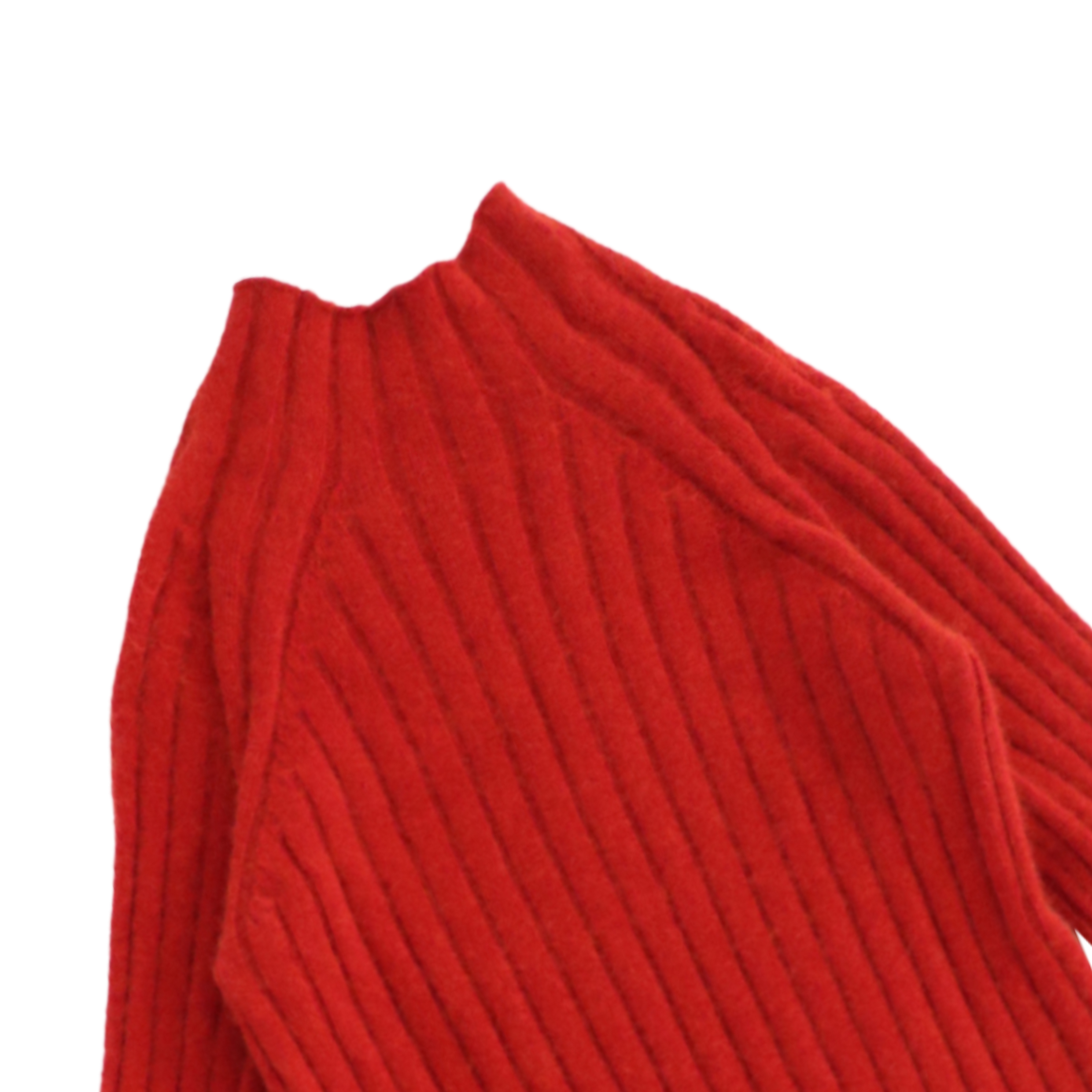 L'usine d'OEM d'hiver à manches longues rouge robe pull en tricot femmes lâches personnalisées