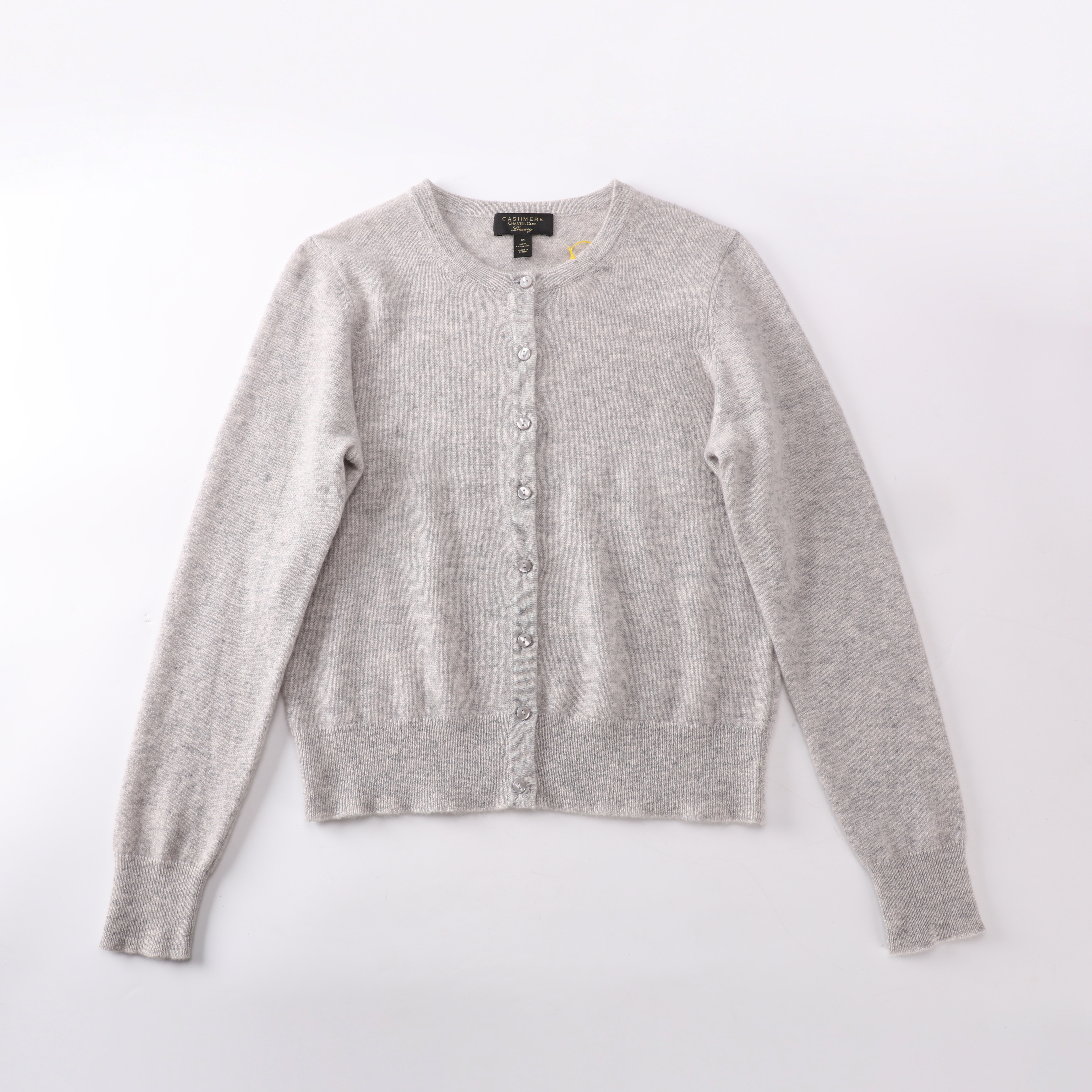 Printemps automne OEM personnalisé gris laine à manches longues femmes haut pull cardigan en tricot