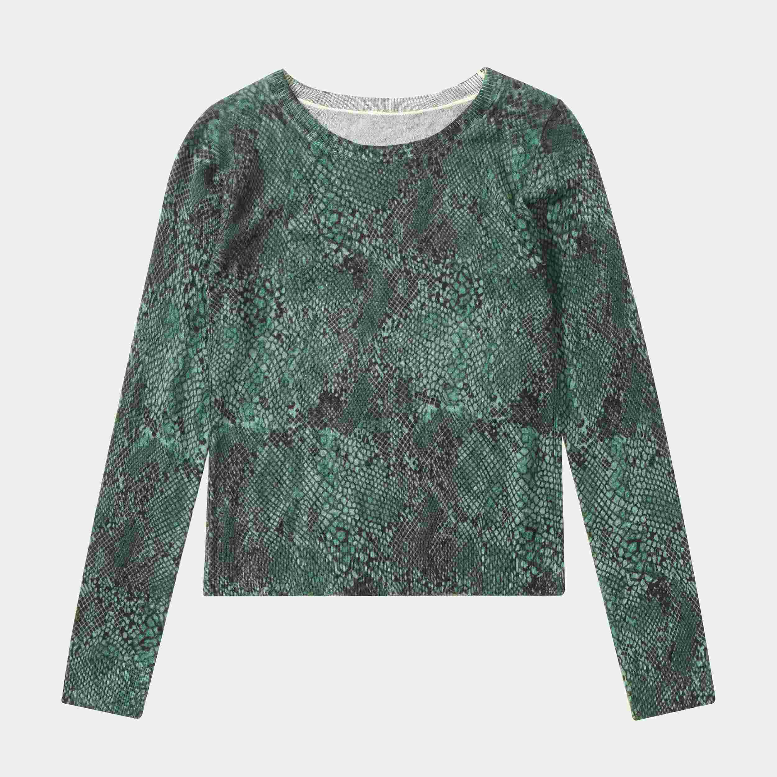 Chandail en tricot jacquard pour femmes d'impression de haute qualité Custom Factory