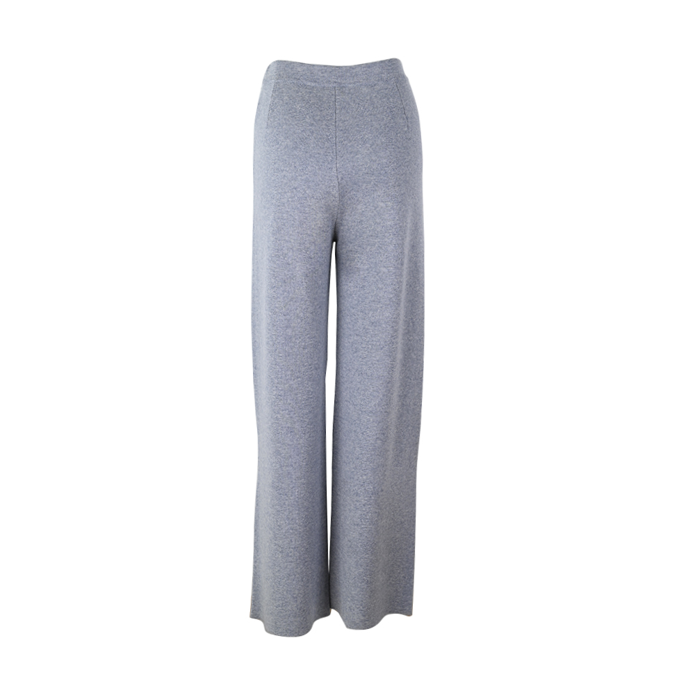 OEM personnalisé de haute qualité automne hiver concepteur de laine femmes dames tricot pantalons longs à jambes larges