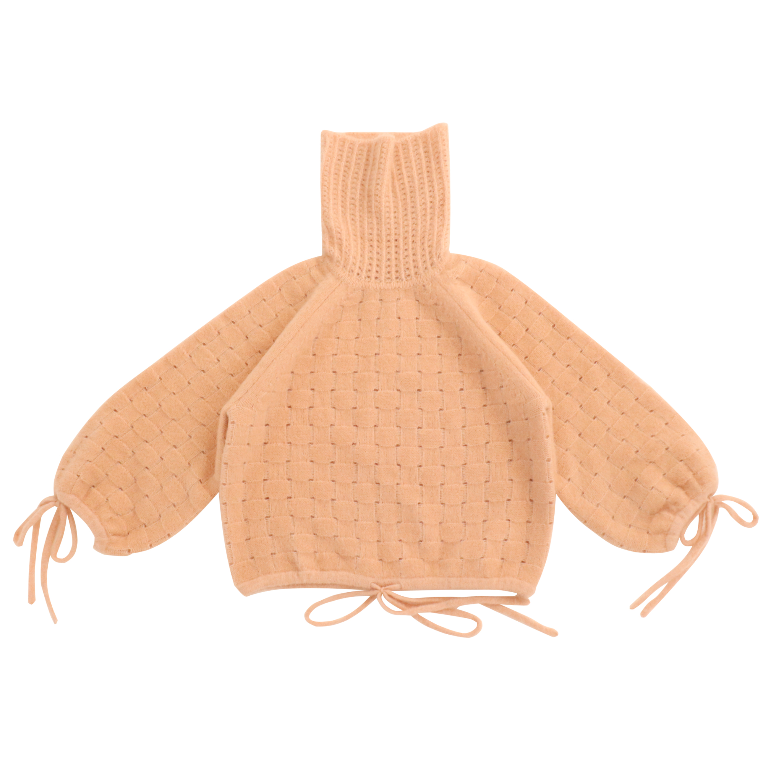 Automne Hiver OEM Usine Personnalisé À Manches Longues Col Roulé Doux Court Femmes Pull Pull En Tricot