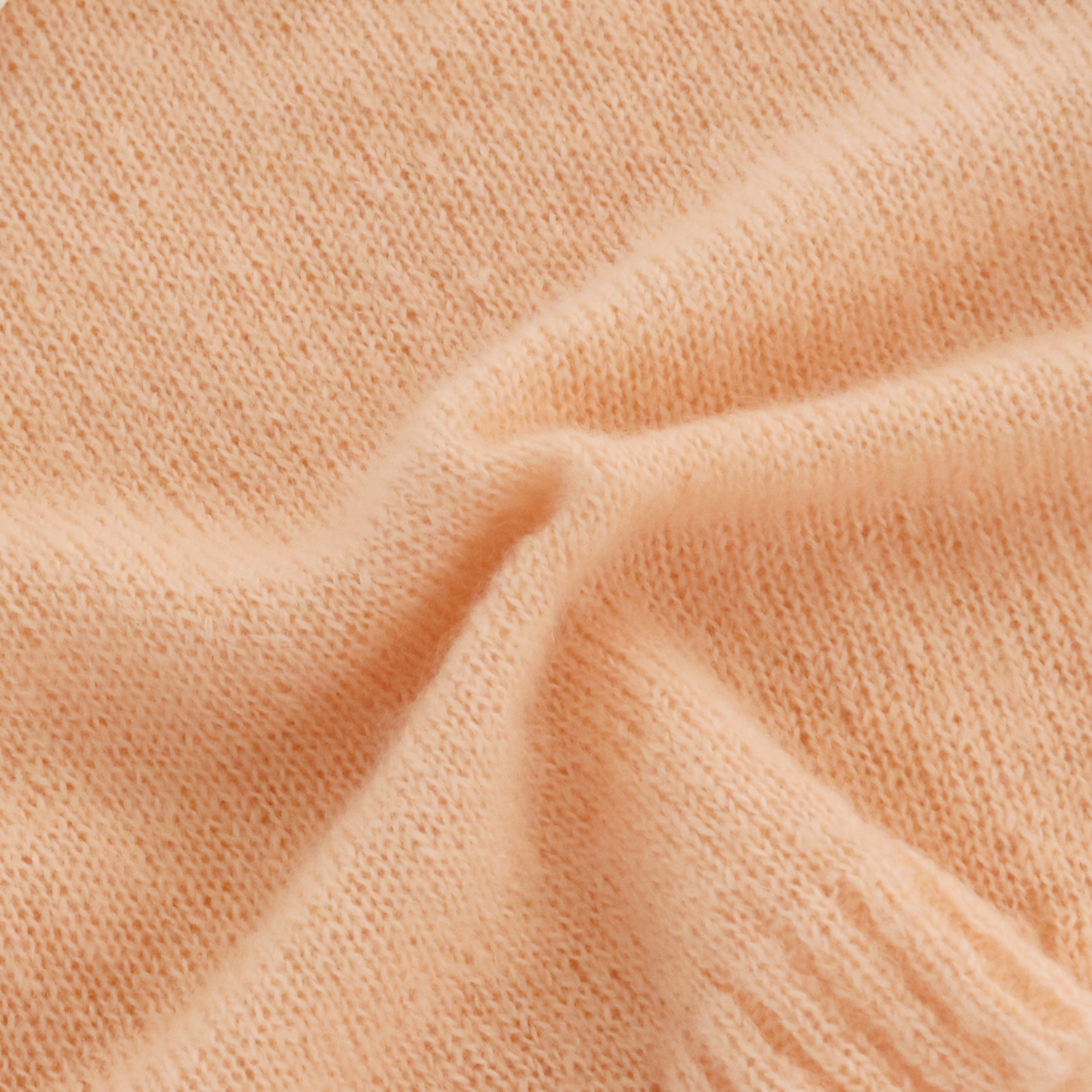 Automne hiver OEM usine personnalisé à manches longues col de poupée rose femmes pull pull en tricot