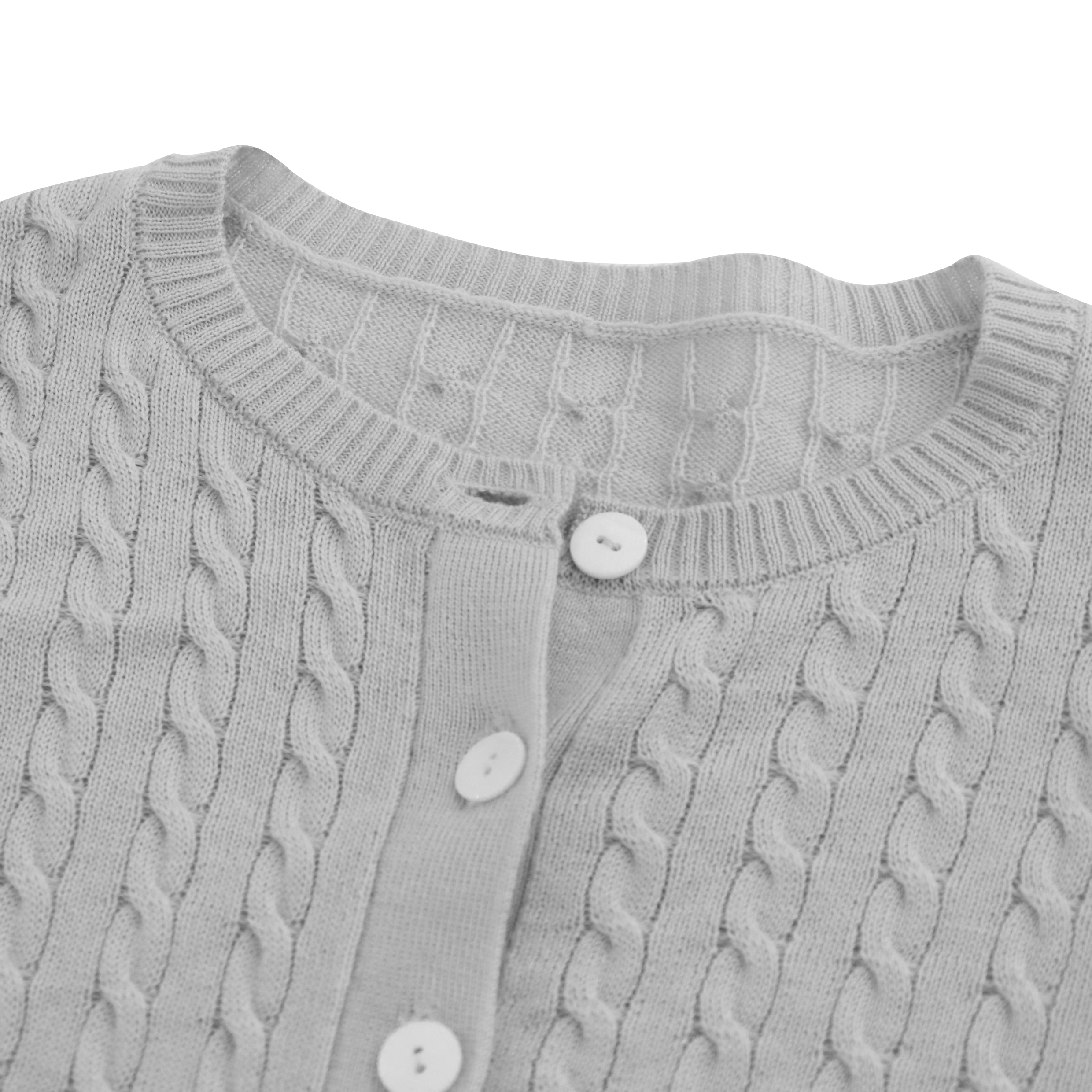 Cardigan de manteau de pull en tricot pour femme en laine à manches longues solide de printemps personnalisé
