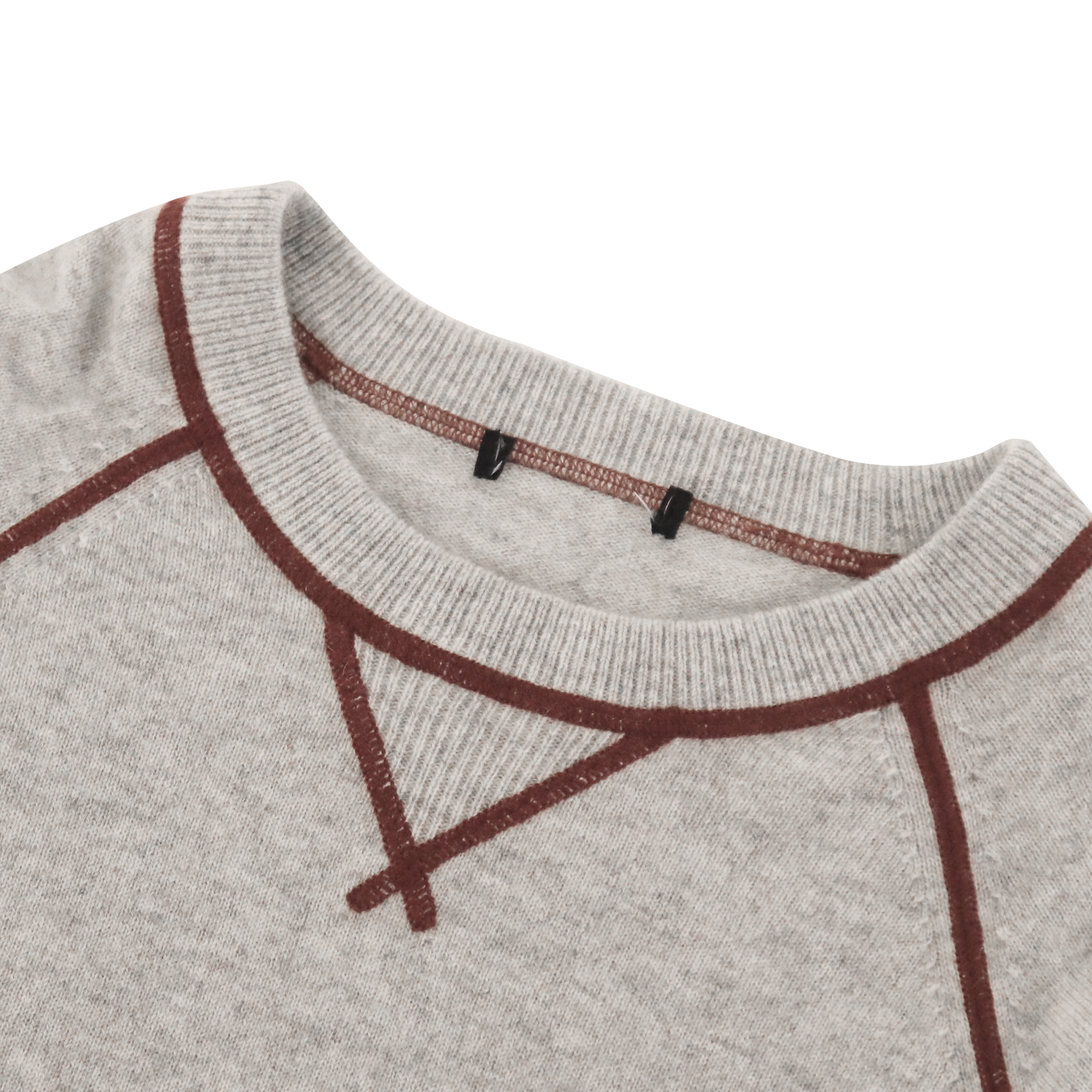 Automne hiver OEM usine personnalisé gris à manches longues femmes pull en tricot chandail