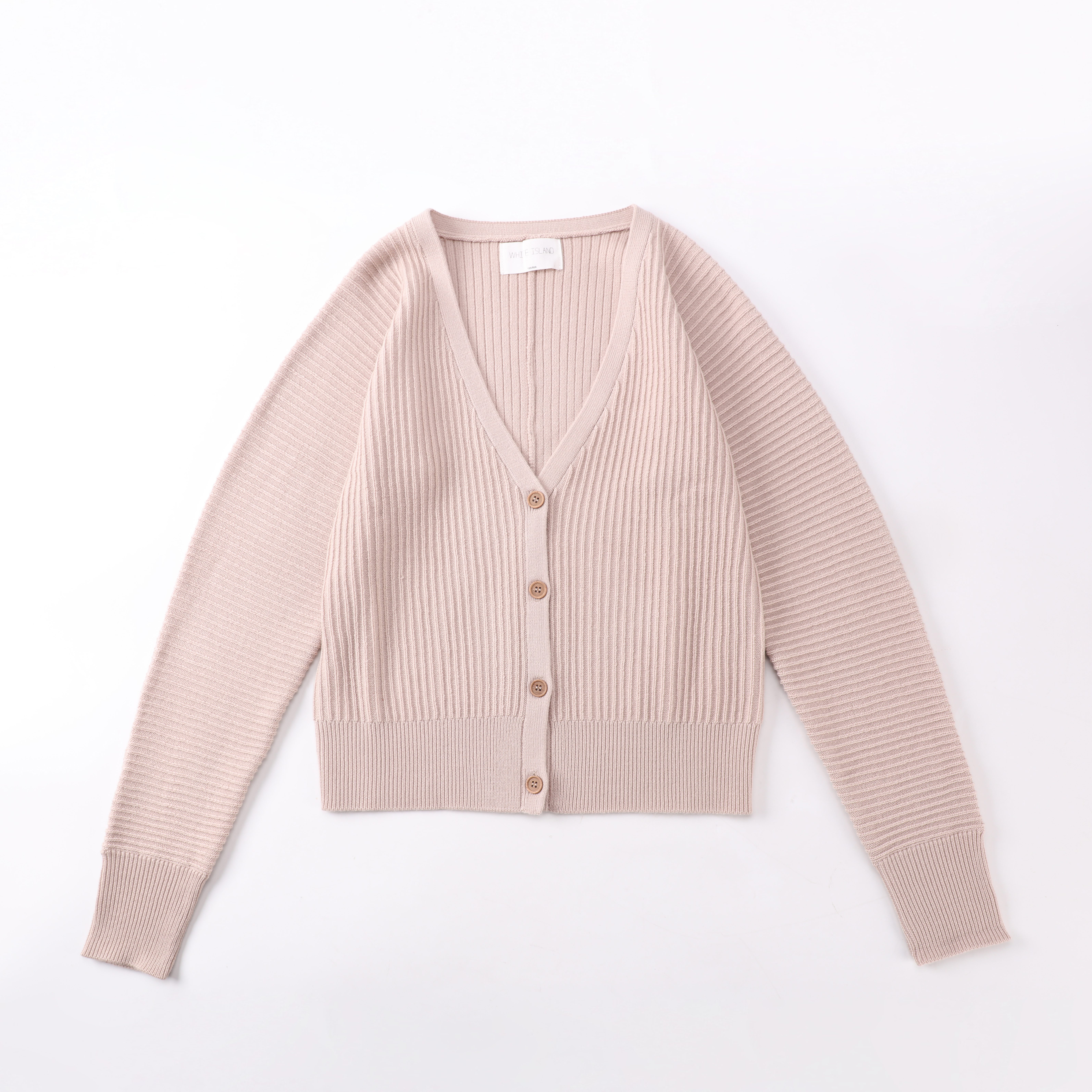 Printemps automne OEM personnalisé rose à manches longues coton col en V femmes haut tricot pull Cardigan