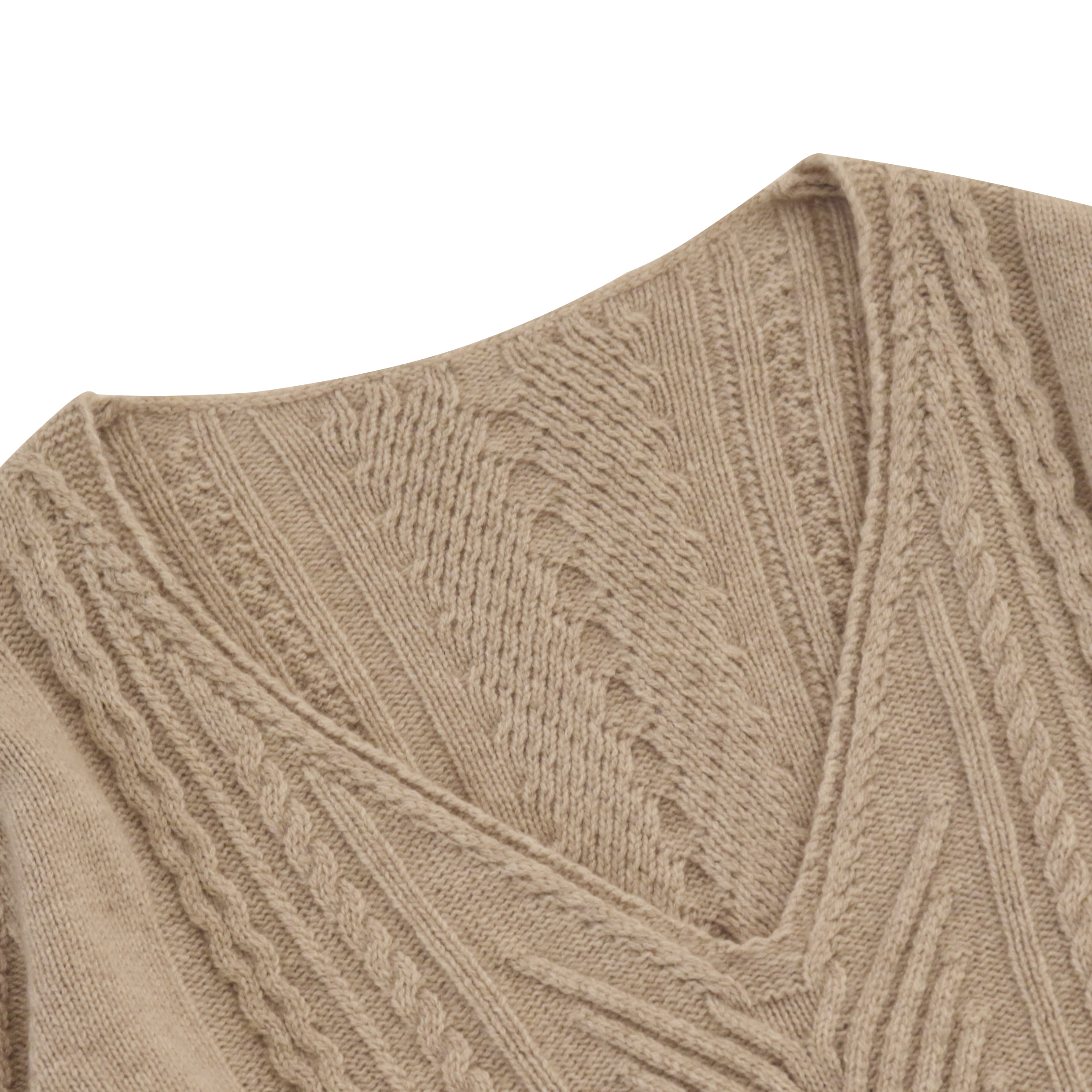 Automne hiver OEM usine personnalisé à manches longues gris femmes pull pull en tricot