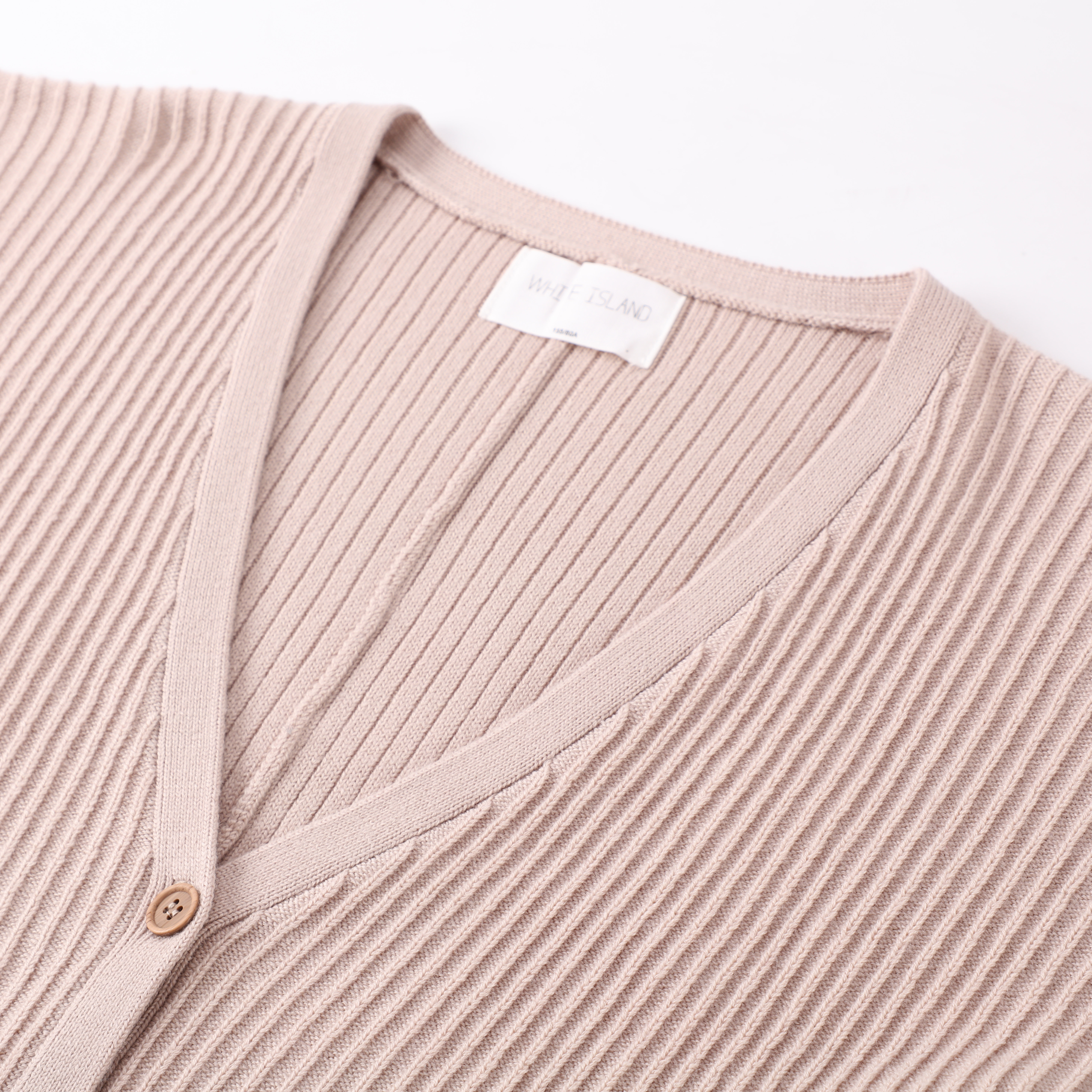 Printemps automne OEM personnalisé rose à manches longues coton col en V femmes haut tricot pull Cardigan