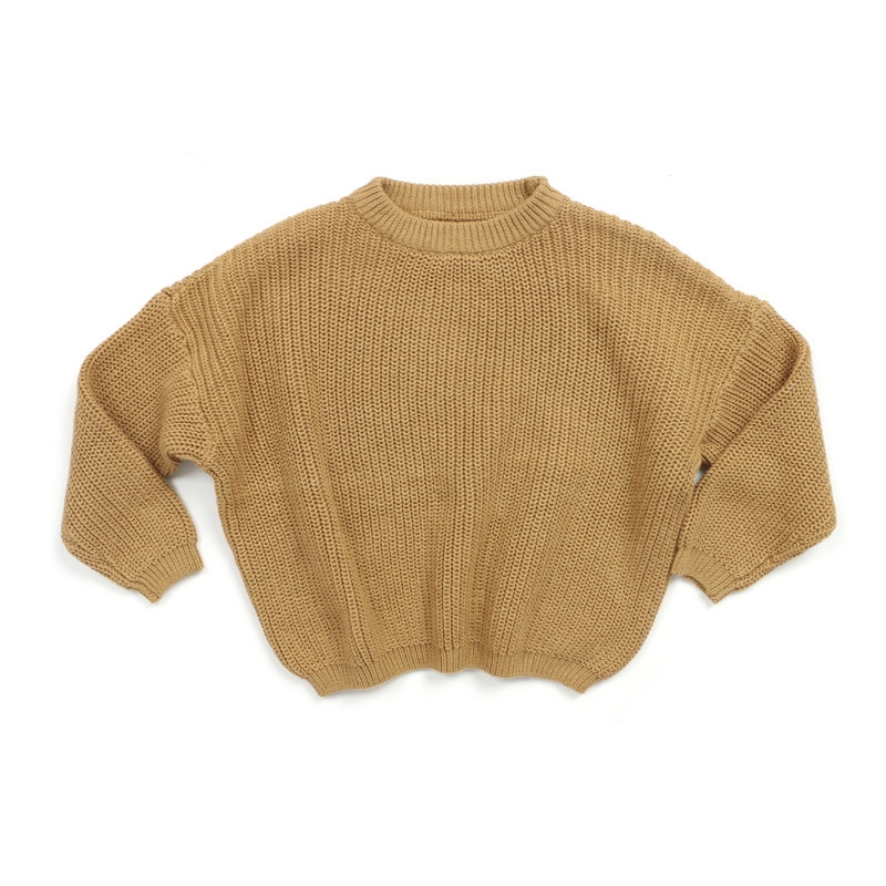 OEM coton personnalisé tricoté hiver Crewneck tricot pull bébé pull pour les enfants