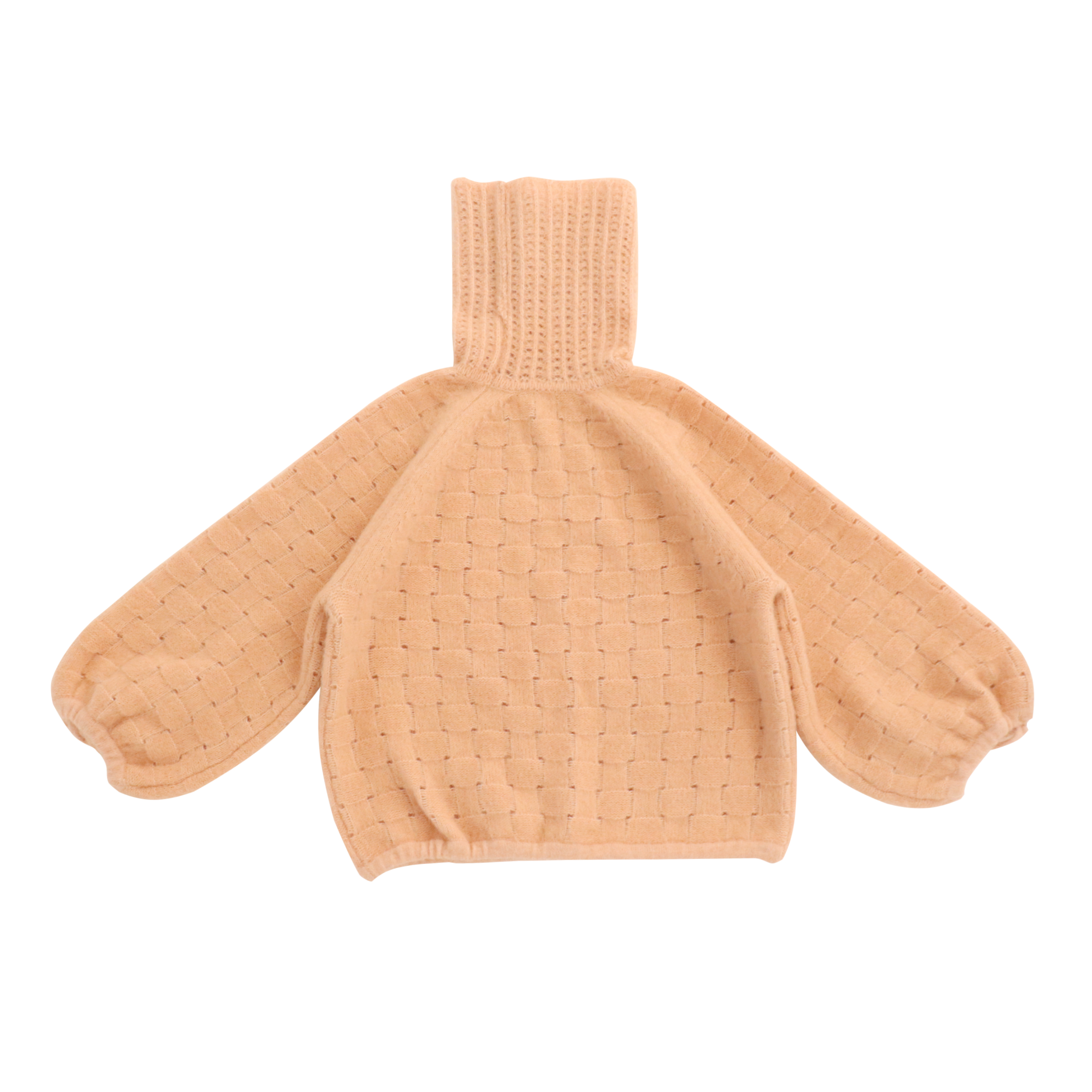 Automne Hiver OEM Usine Personnalisé À Manches Longues Col Roulé Doux Court Femmes Pull Pull En Tricot