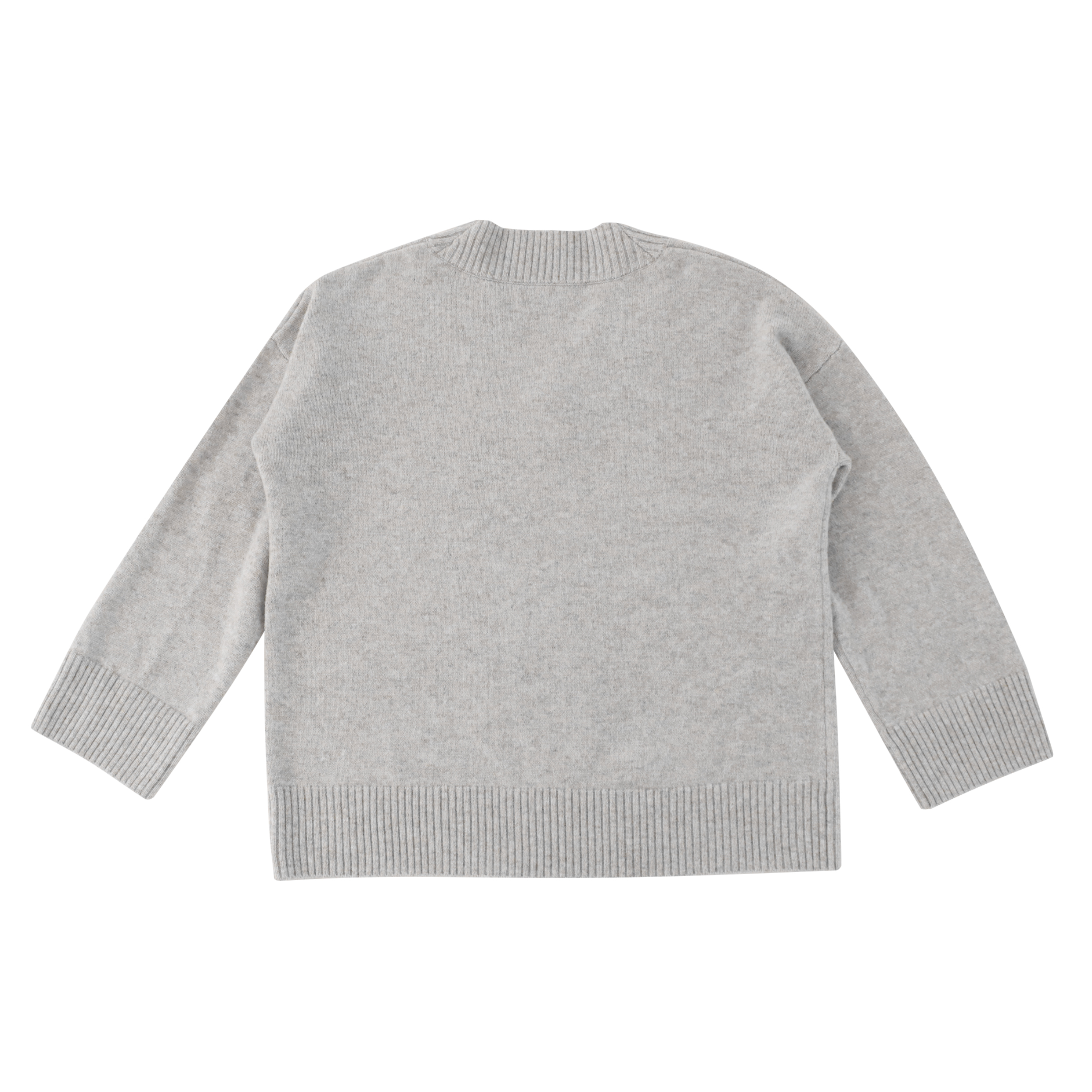 Automne hiver OEM usine personnalisée à manches longues gris 100% cachemire femmes pull pull en tricot