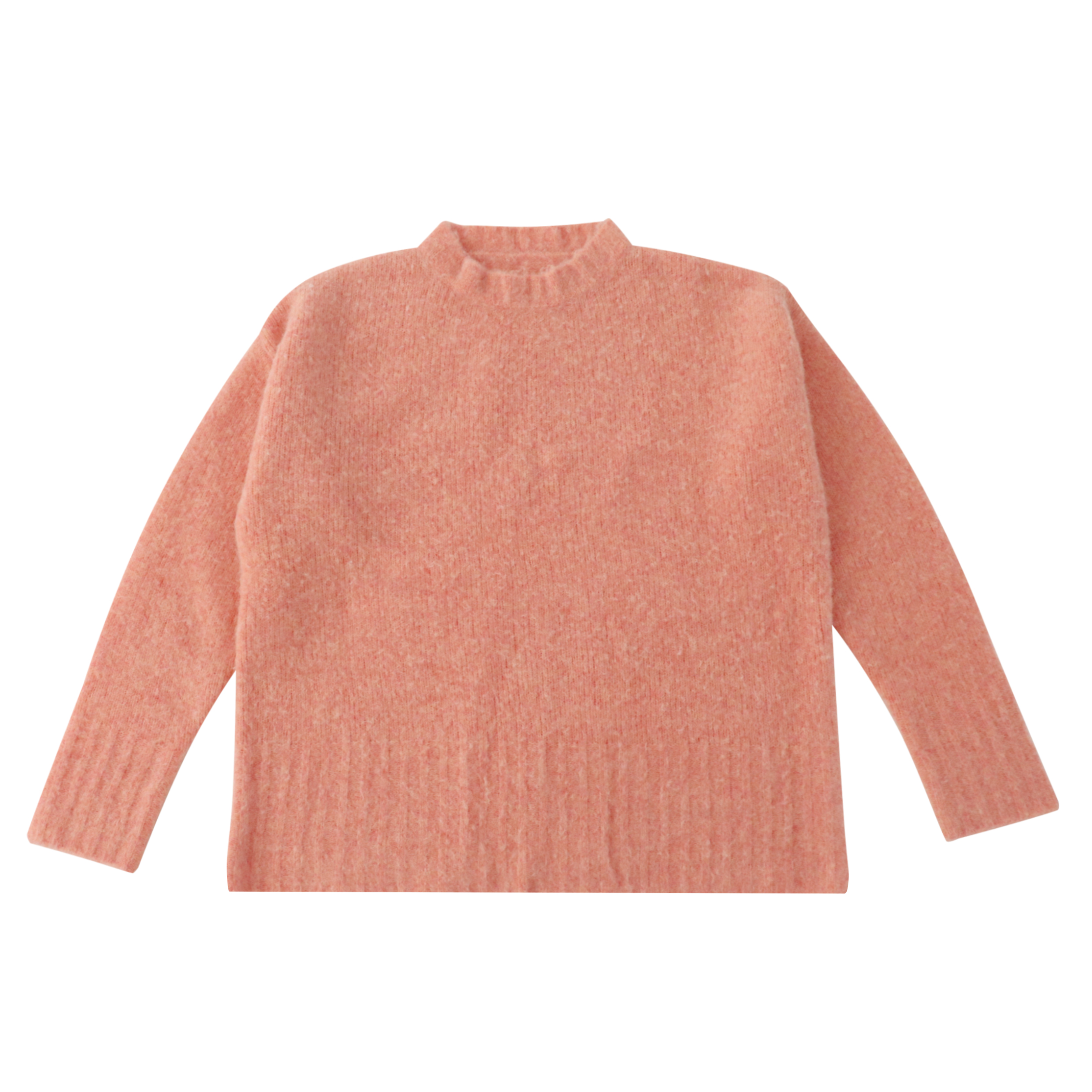Automne hiver OEM usine personnalisé rose à manches longues col rond femmes pull pull en tricot
