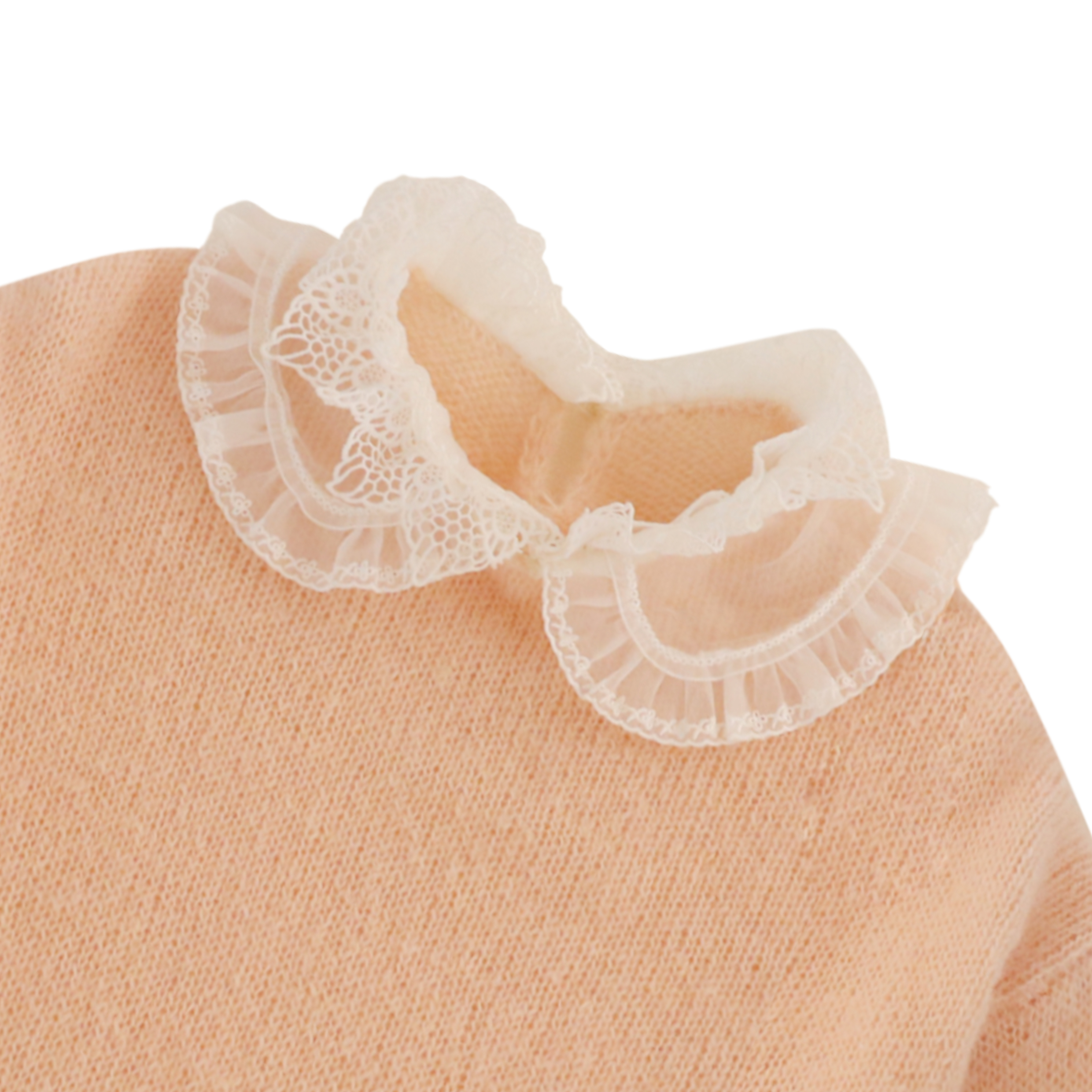 Automne hiver OEM usine personnalisé à manches longues col de poupée rose femmes pull pull en tricot