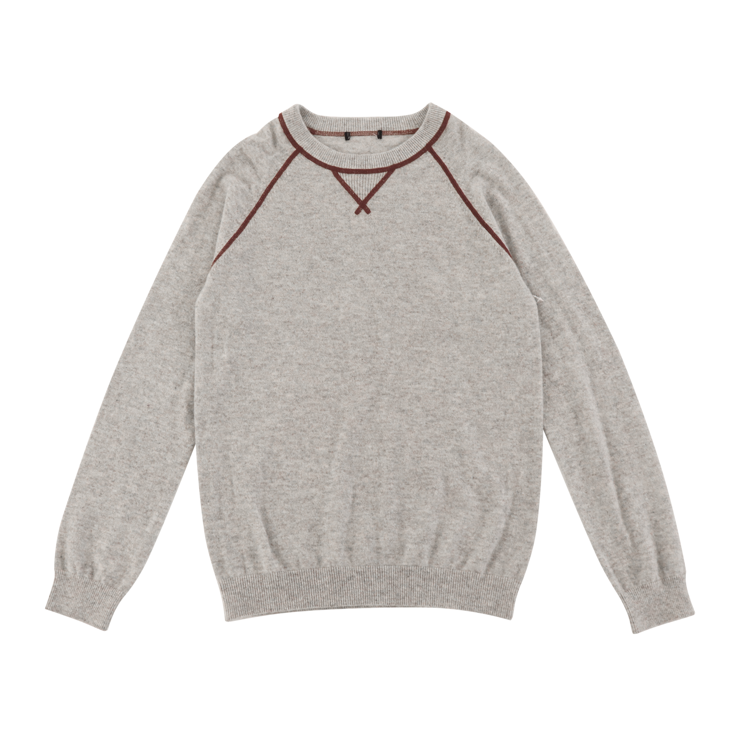 Automne hiver OEM usine personnalisé gris à manches longues femmes pull en tricot chandail