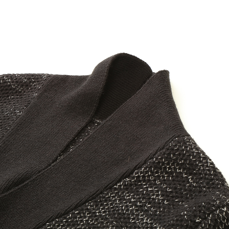 Cardigan tricoté à simple boutonnage pour hommes, personnalisé en usine OEM, automne hiver