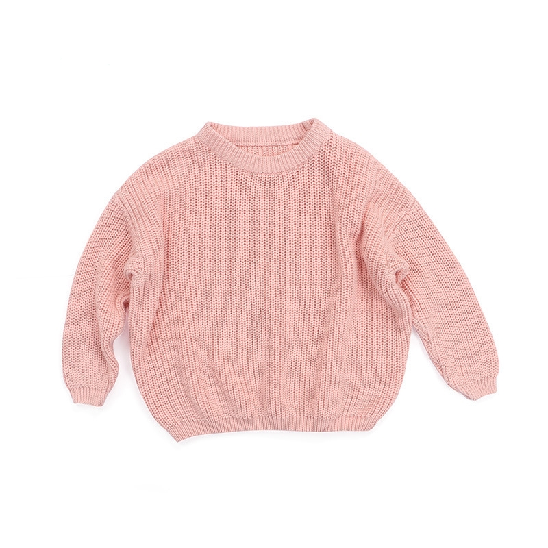 OEM coton personnalisé tricoté hiver Crewneck tricot pull bébé pull pour les enfants