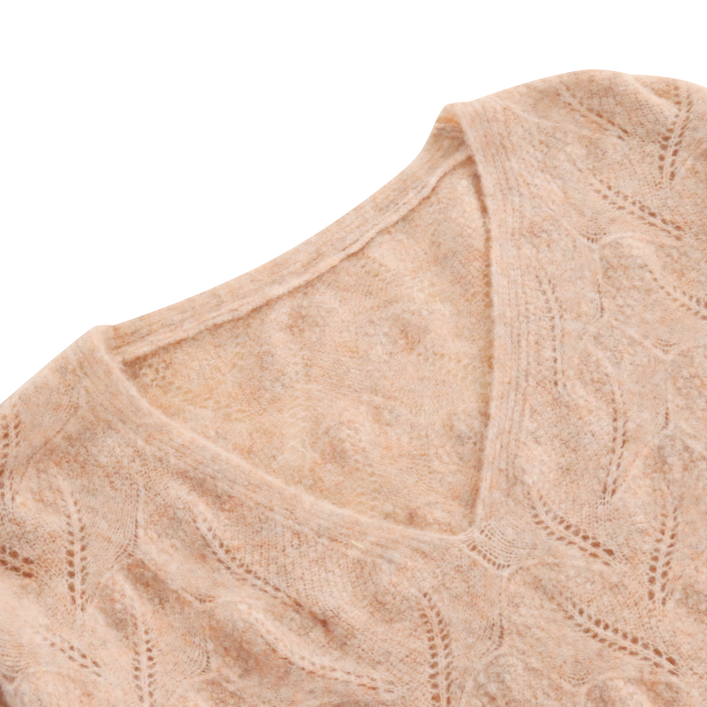 Pull en tricot à manches longues pour femmes à col rond personnalisé en usine OEM d'automne et d'hiver