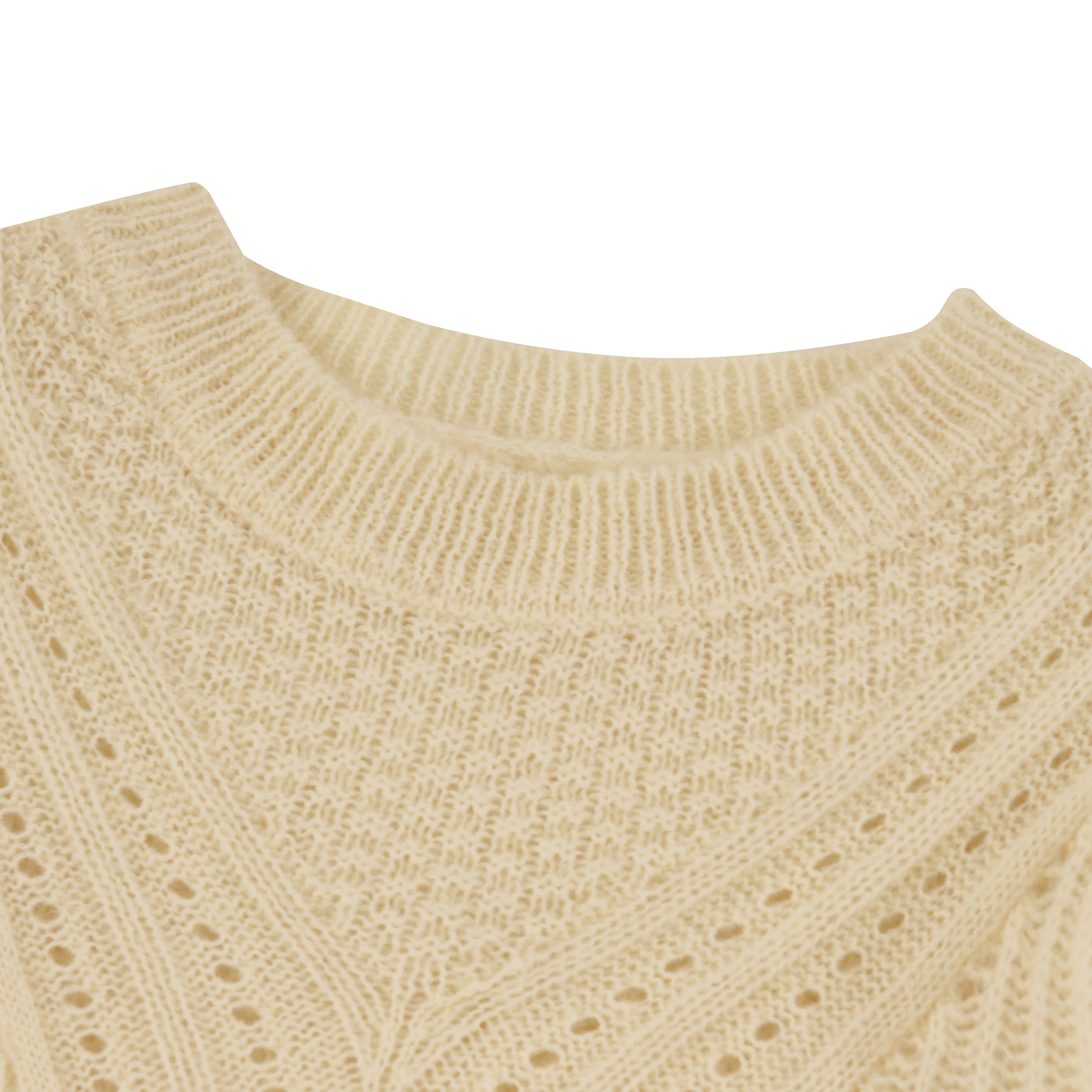L'usine d'OEM d'hiver blanc personnalisé à manches longues femmes Mesdames pull pull en tricot