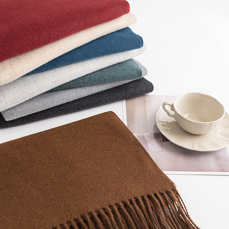 Automne hiver OEM usine concepteur personnalisé longue laine cachemire femmes dames écharpe en tricot