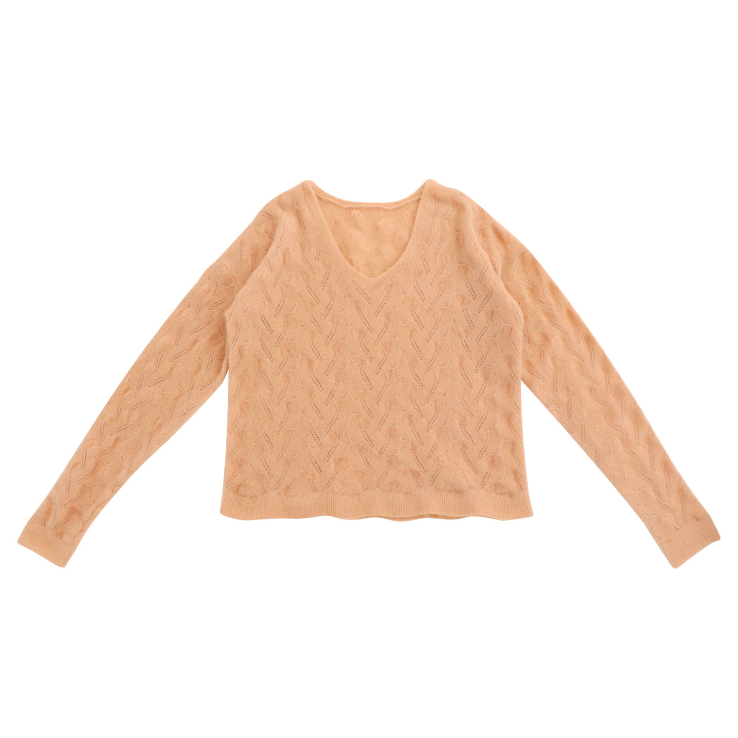 Automne hiver OEM usine personnalisé à manches longues col en V femmes pull pull en tricot