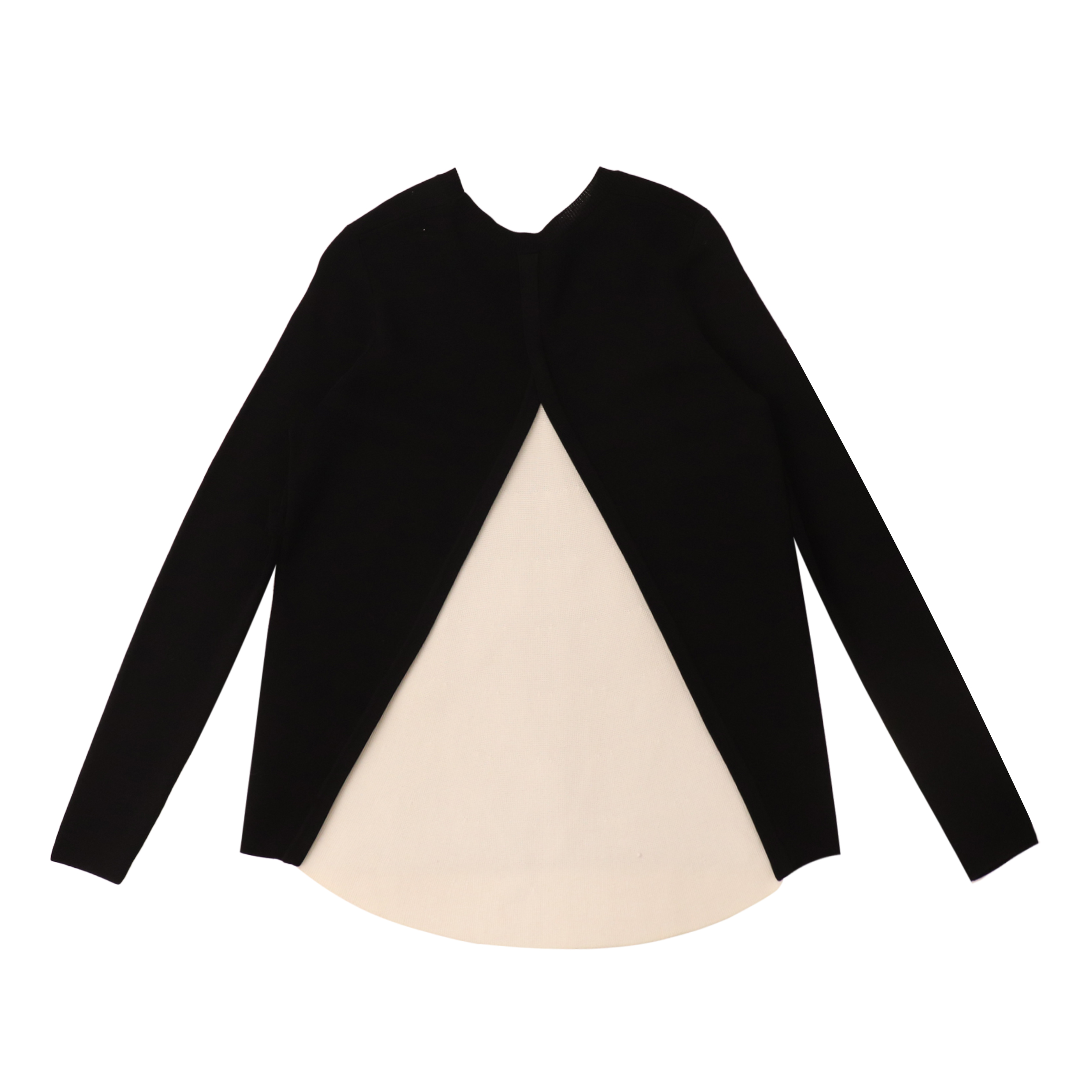 Automne hiver OEM personnalisé noir blanc à manches longues en laine femmes pull pull en tricot