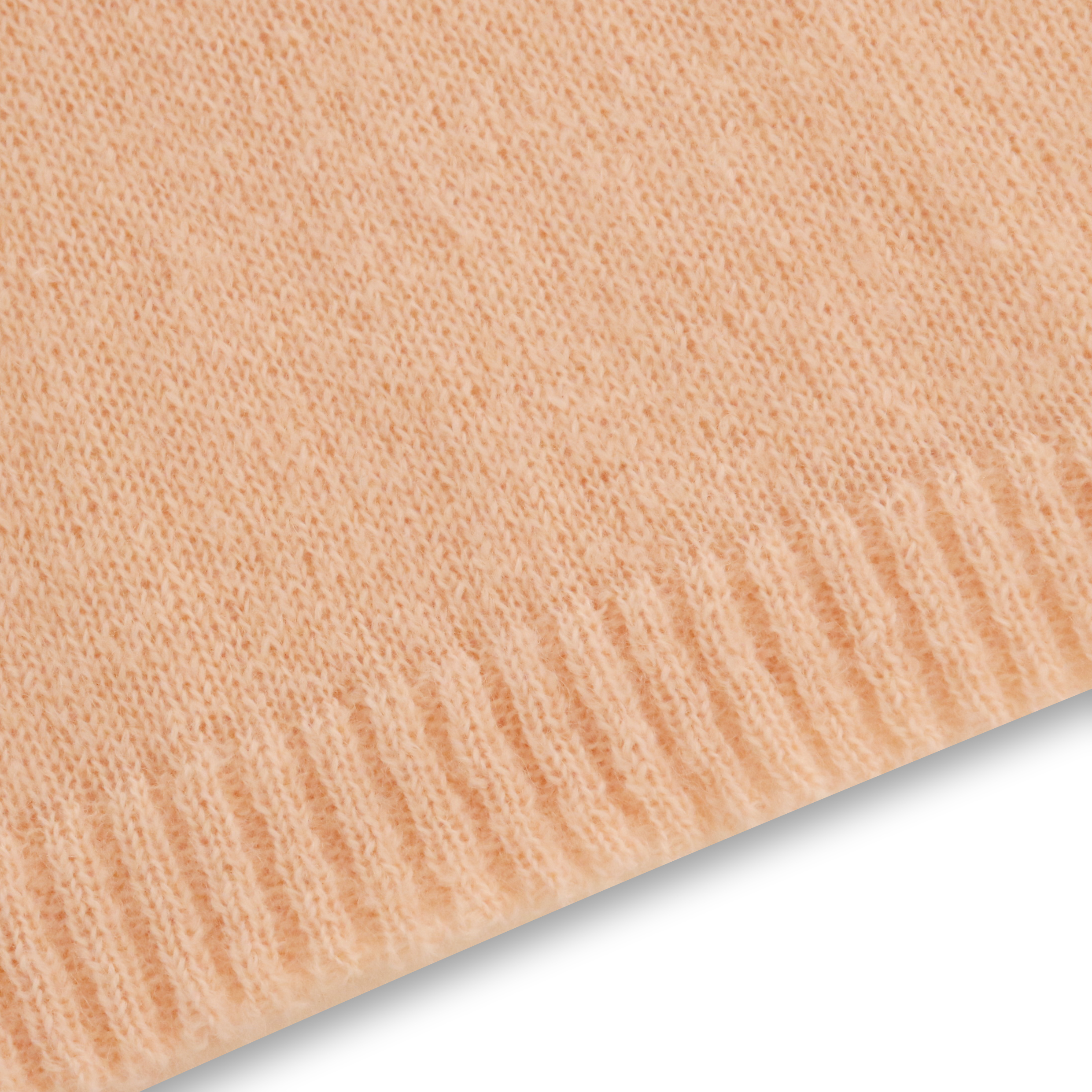 Automne hiver OEM usine personnalisé à manches longues col de poupée rose femmes pull pull en tricot